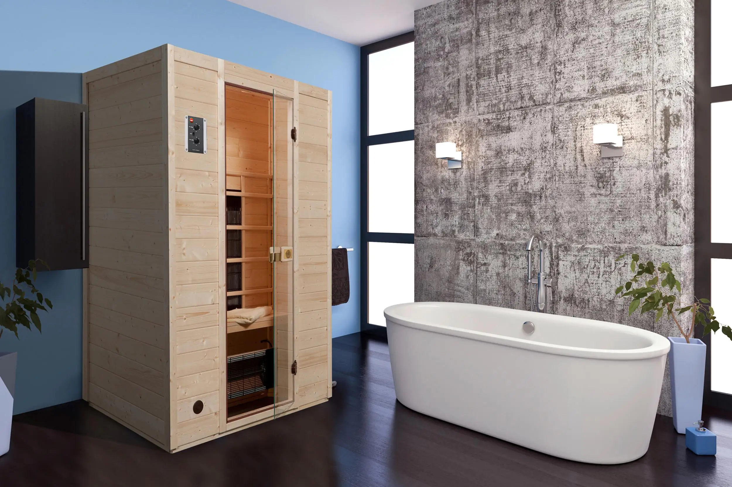 Weka Infrarotkabine Vaala 2 2050 Watt