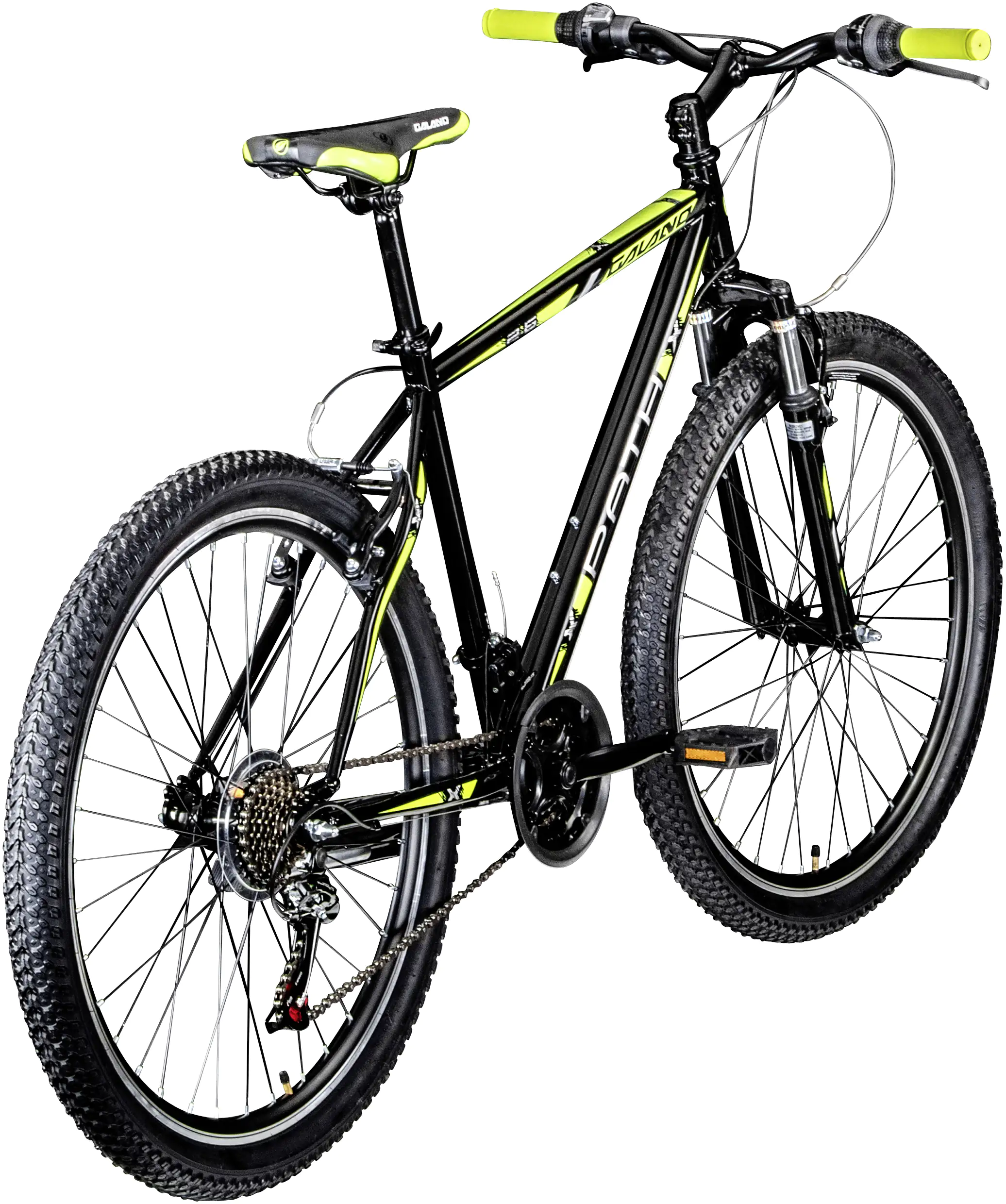 Galano Mountainbike Path MTB Hardtail Unisex 26 Zoll 21-Gang schwarz grün