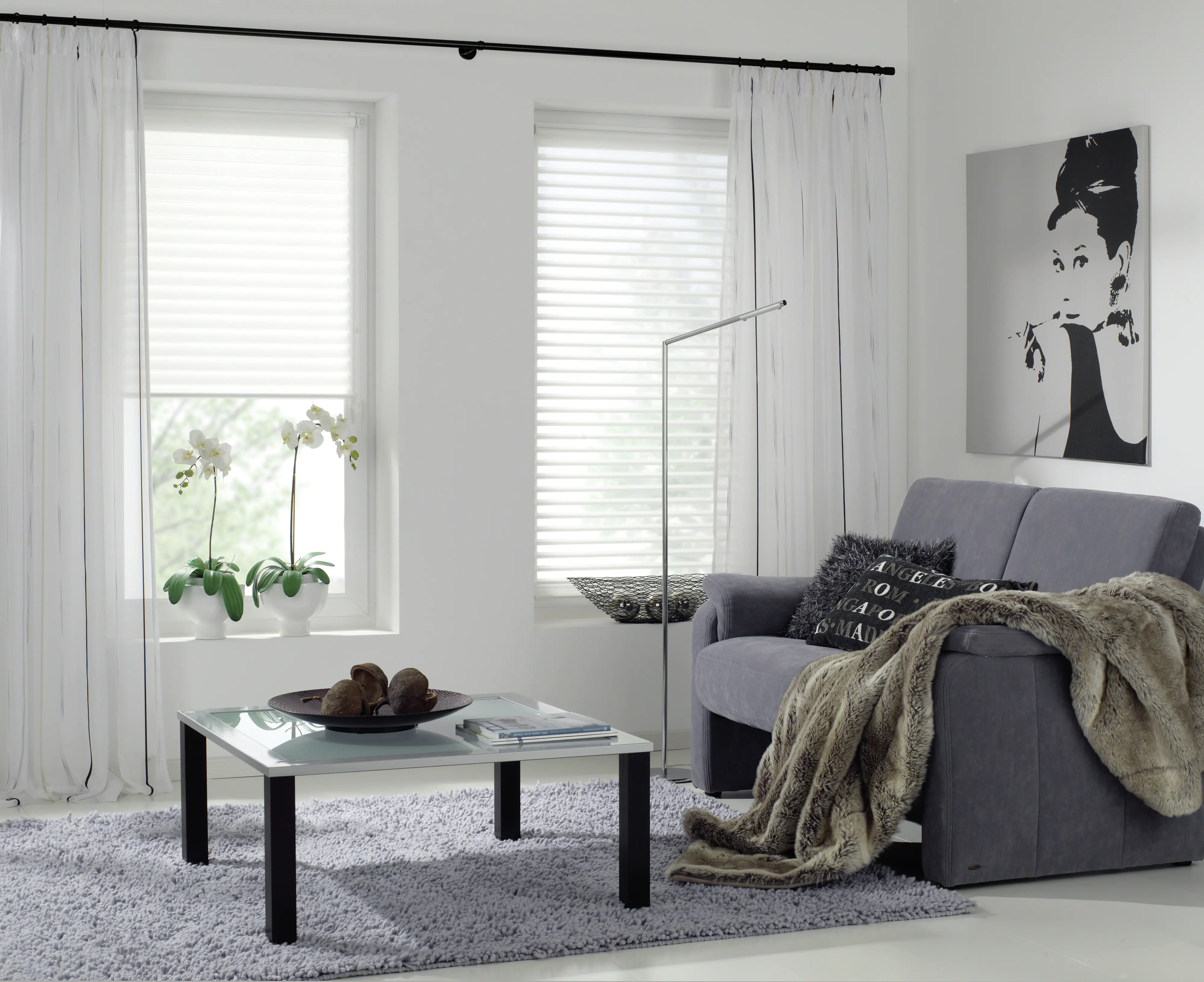 Gardinia Endstück für Gardinenstange Chicago Zylinder für Ø 20 mm schwarz-matt Gardinia Endstück für Gardinenstange Chicago Zylinder für Ø 20 mm schwarz-matt