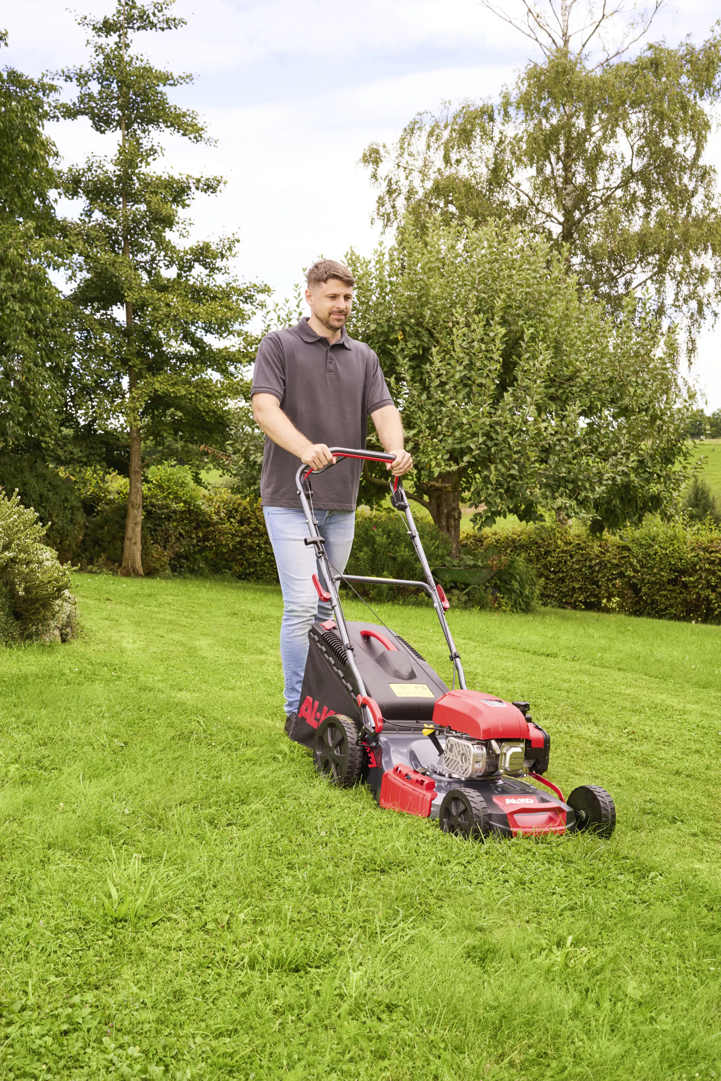AL-KO Benzin-Rasenmäher Easy 5.16 SP-D 2,6 kW 51 cm Schnittbreite Radantrieb & 4 in 1 Funktion