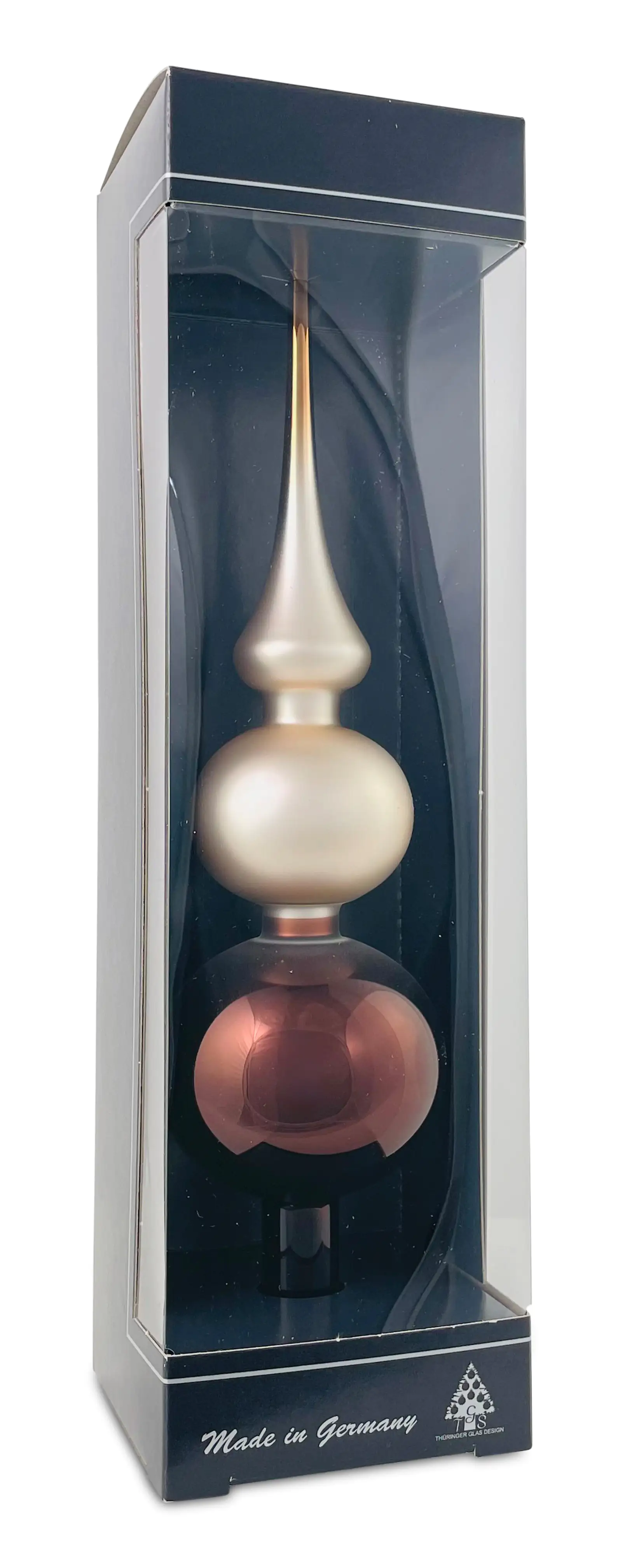 Riffelmacher Christbaumspitze Glas Woodland 31 cm