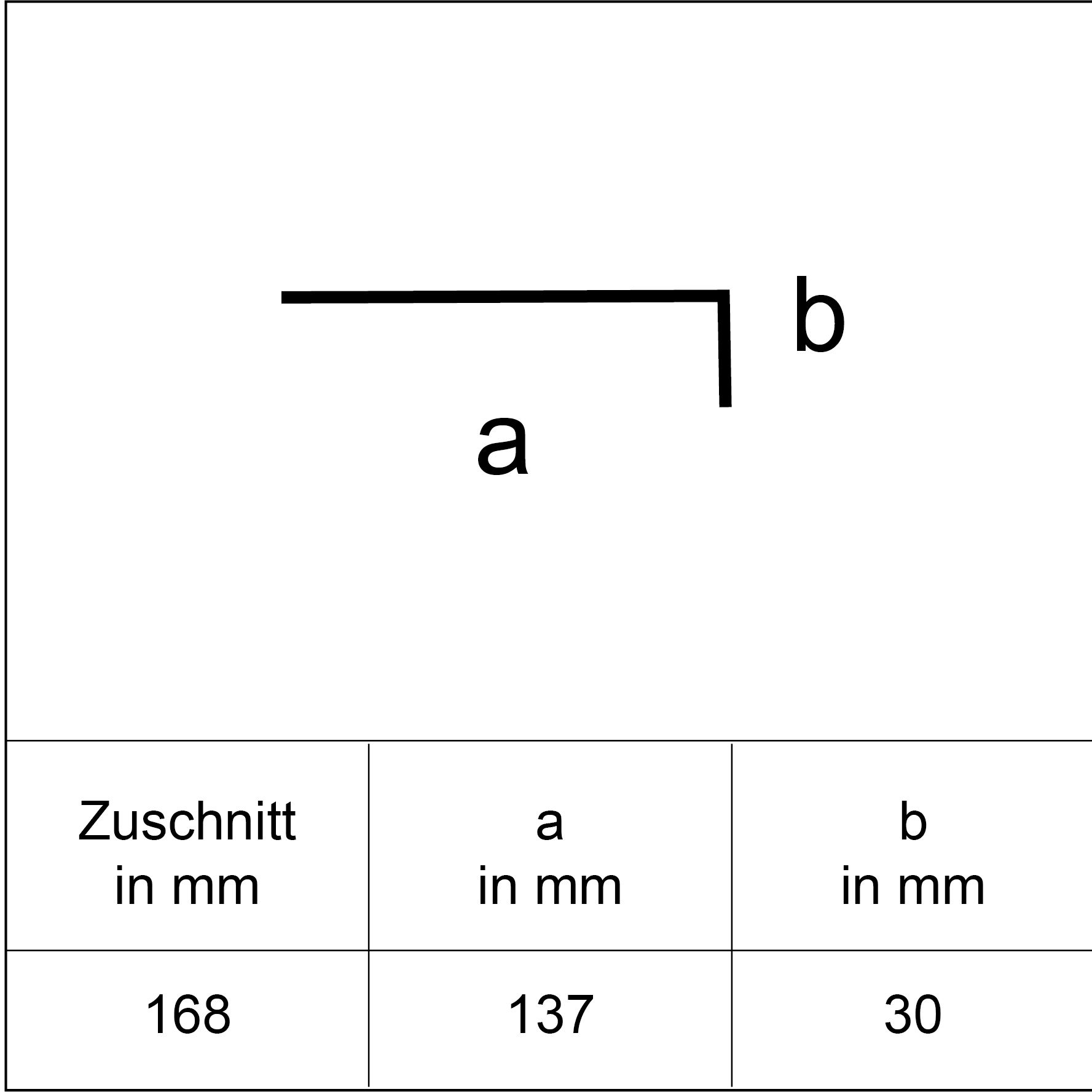 Sarei Riffelblechprofil HG11 1000 x 137 x 30 mm natur