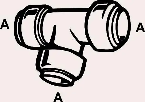 Cornat T-Stück Ø 22 mm