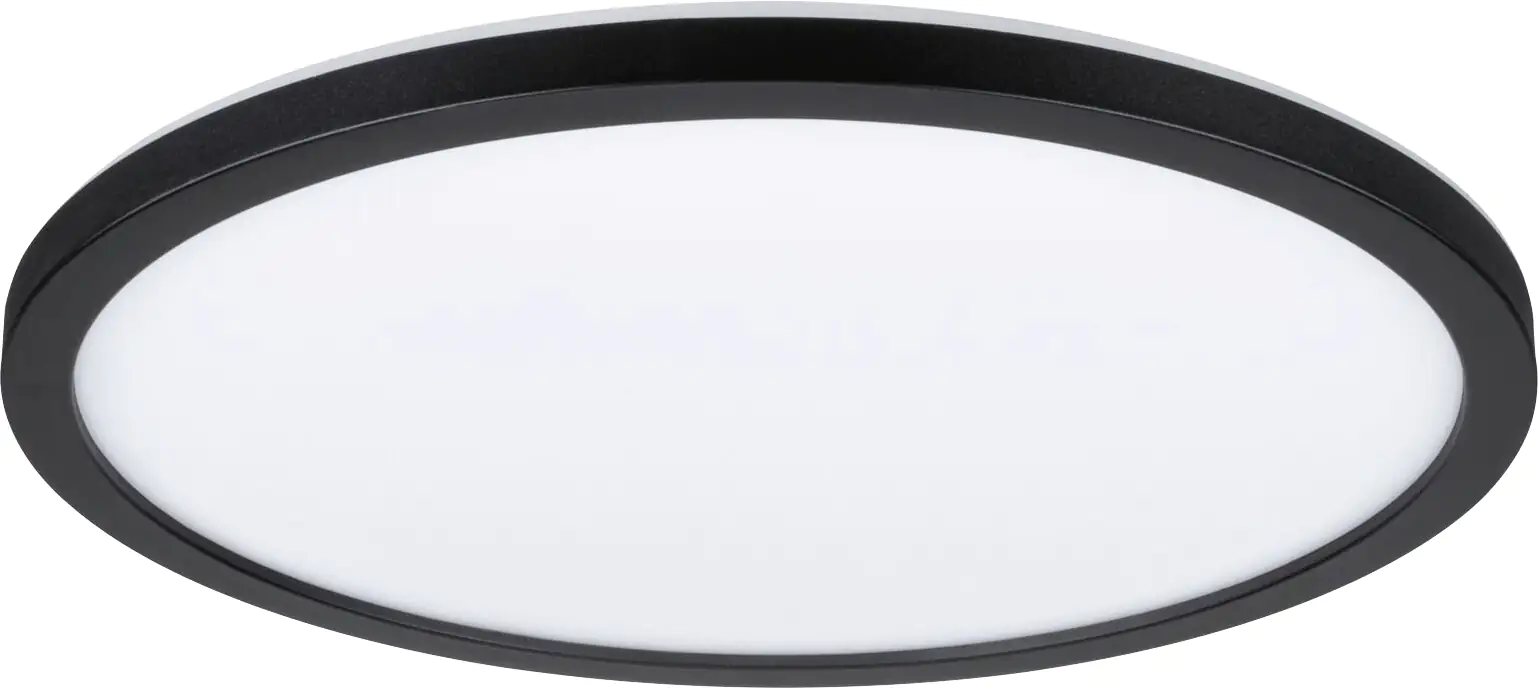 Paulmann LED Panel Atria Shine schwarz Ø 29,3 cm warmweiß