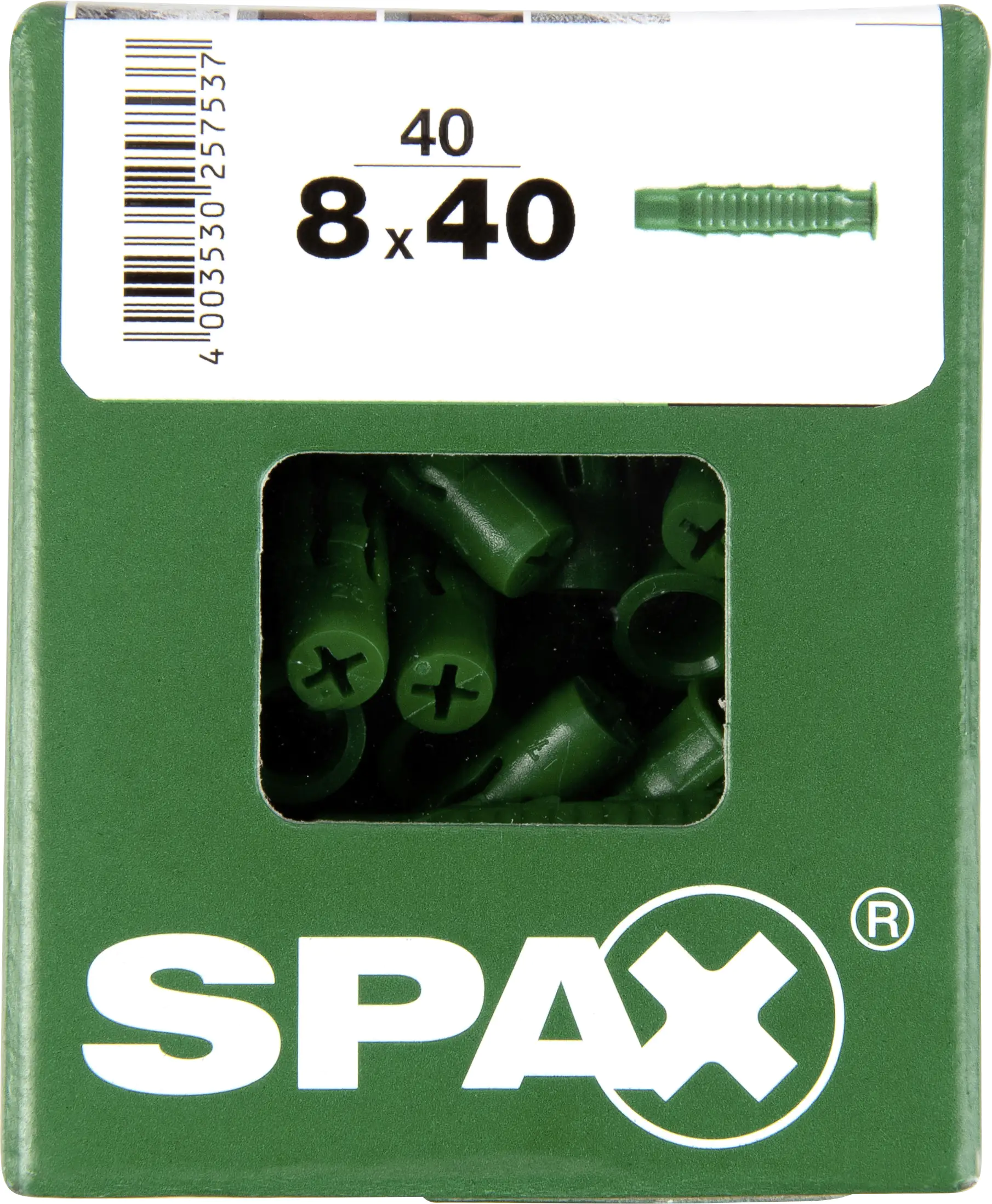 Spax Spreizdübel 8.0 x 40 mm - 40 Stück Spax Spreizdübel 8.0 x 40 mm - 40 Stück