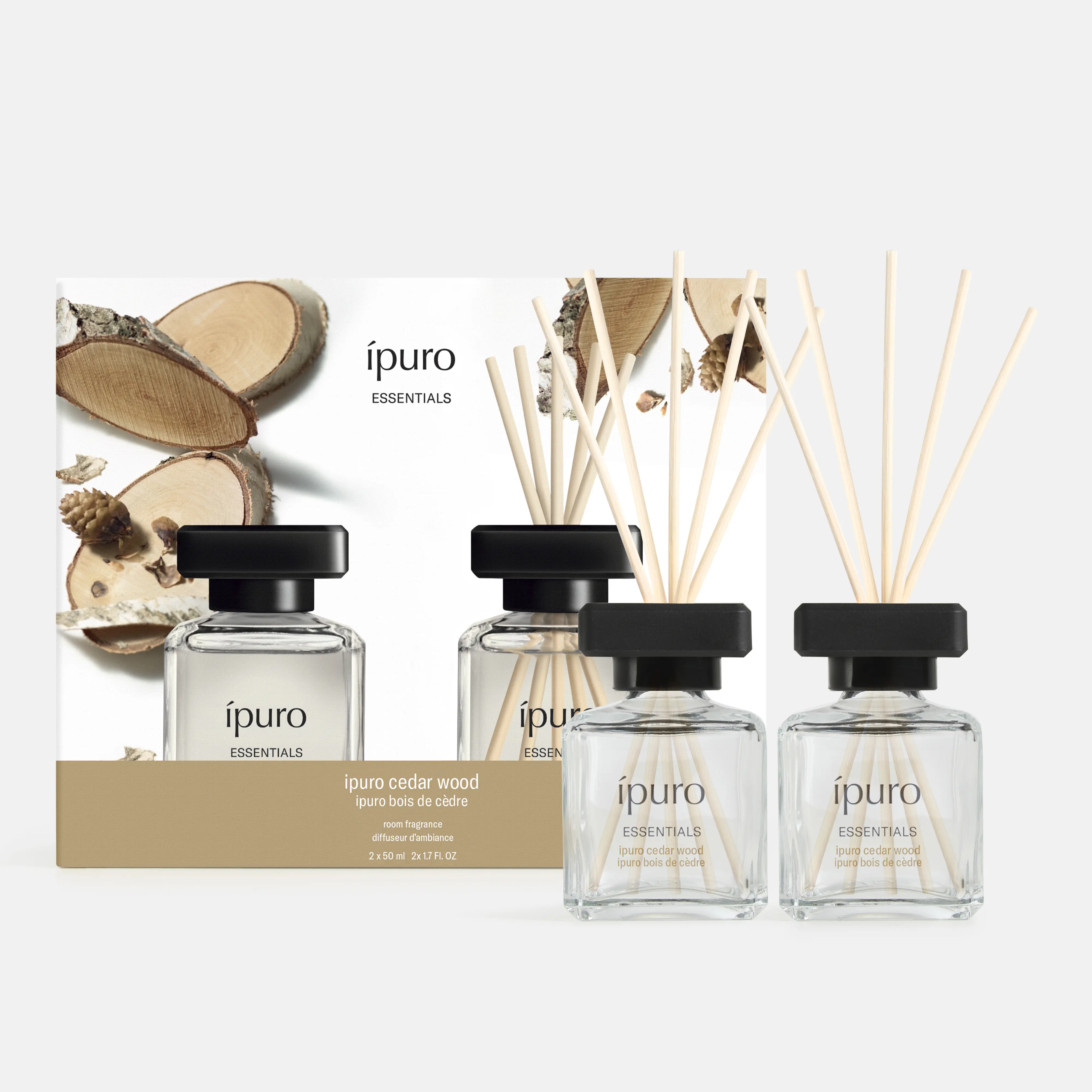 ipuro Raumduft Essentials Cedar Wood 2 x 50 ml