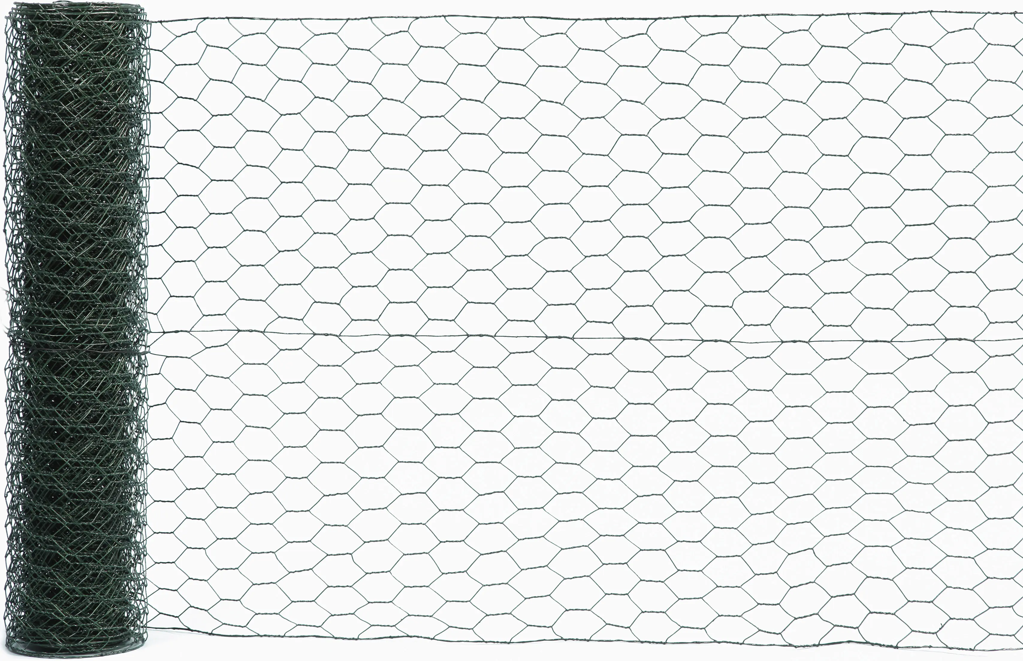 Floraworld Maschendraht-Zaun 10 m x 50 cm 13 mm Maschenweite moosgrün