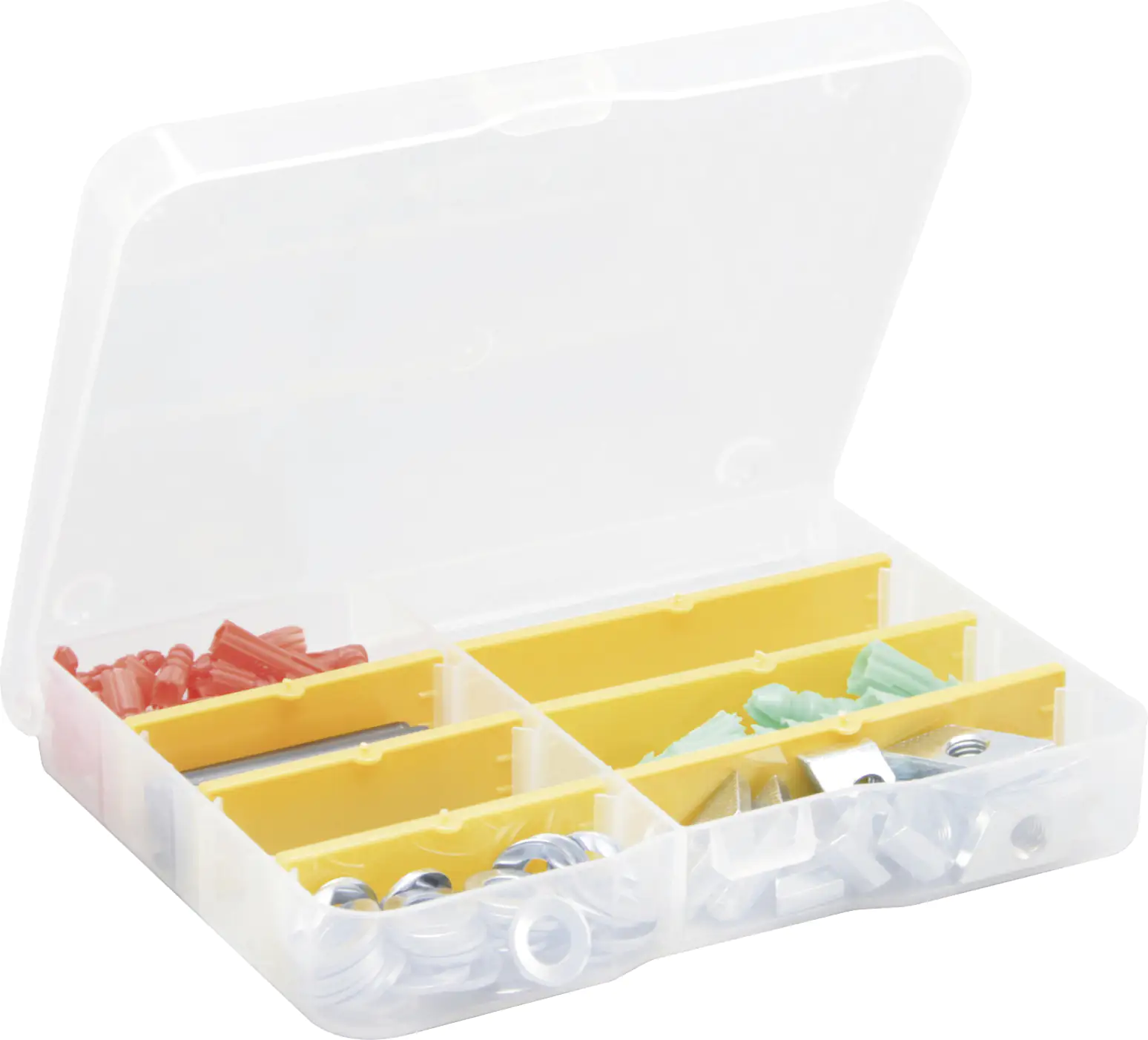 Allit Sortimentskasten,2-8 Fächer EuroPlus Basic 17/2-6 transparent