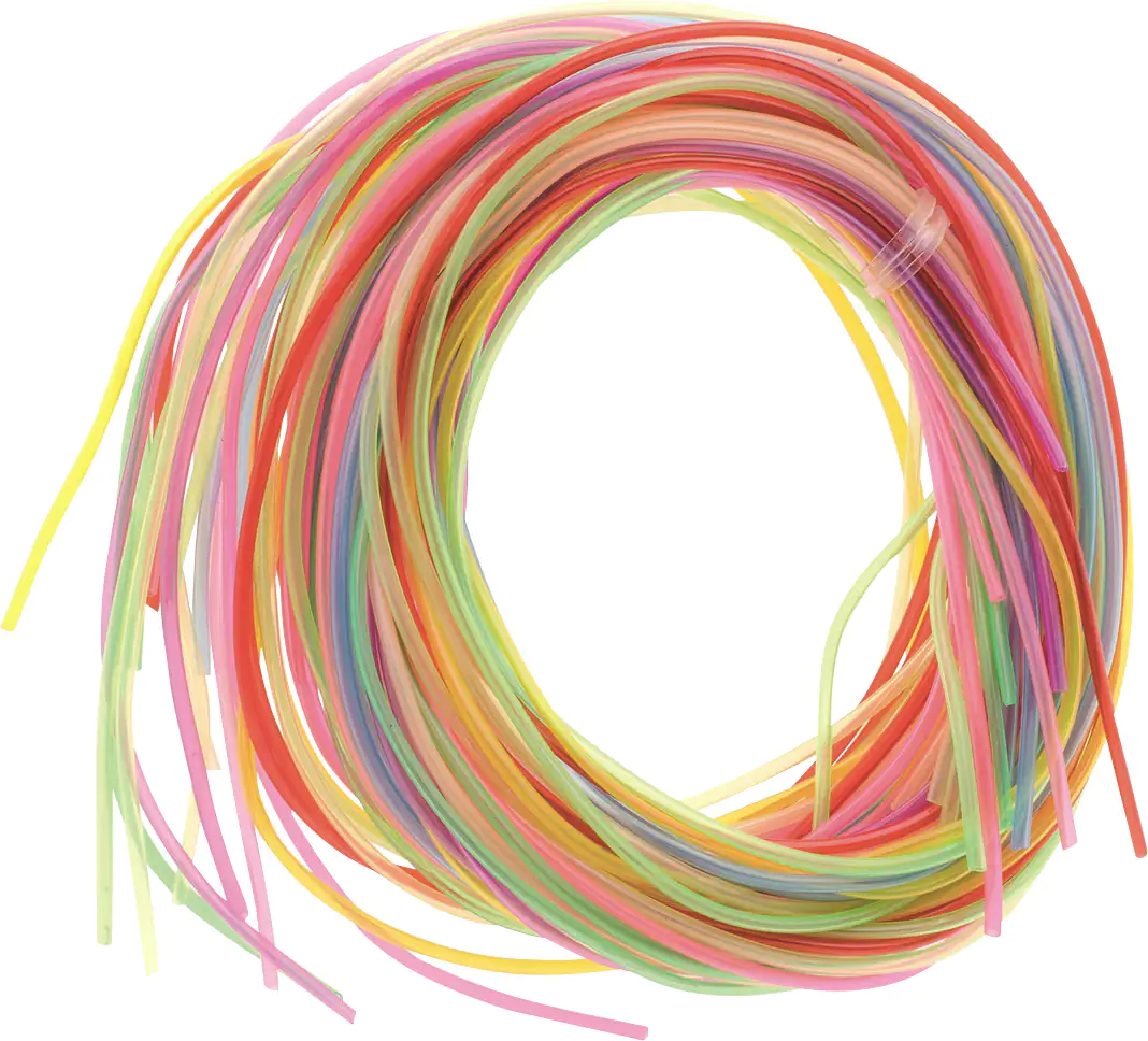 Colour Strips Neon 20 Stück 100 cm lang, 10 Farben sortiert