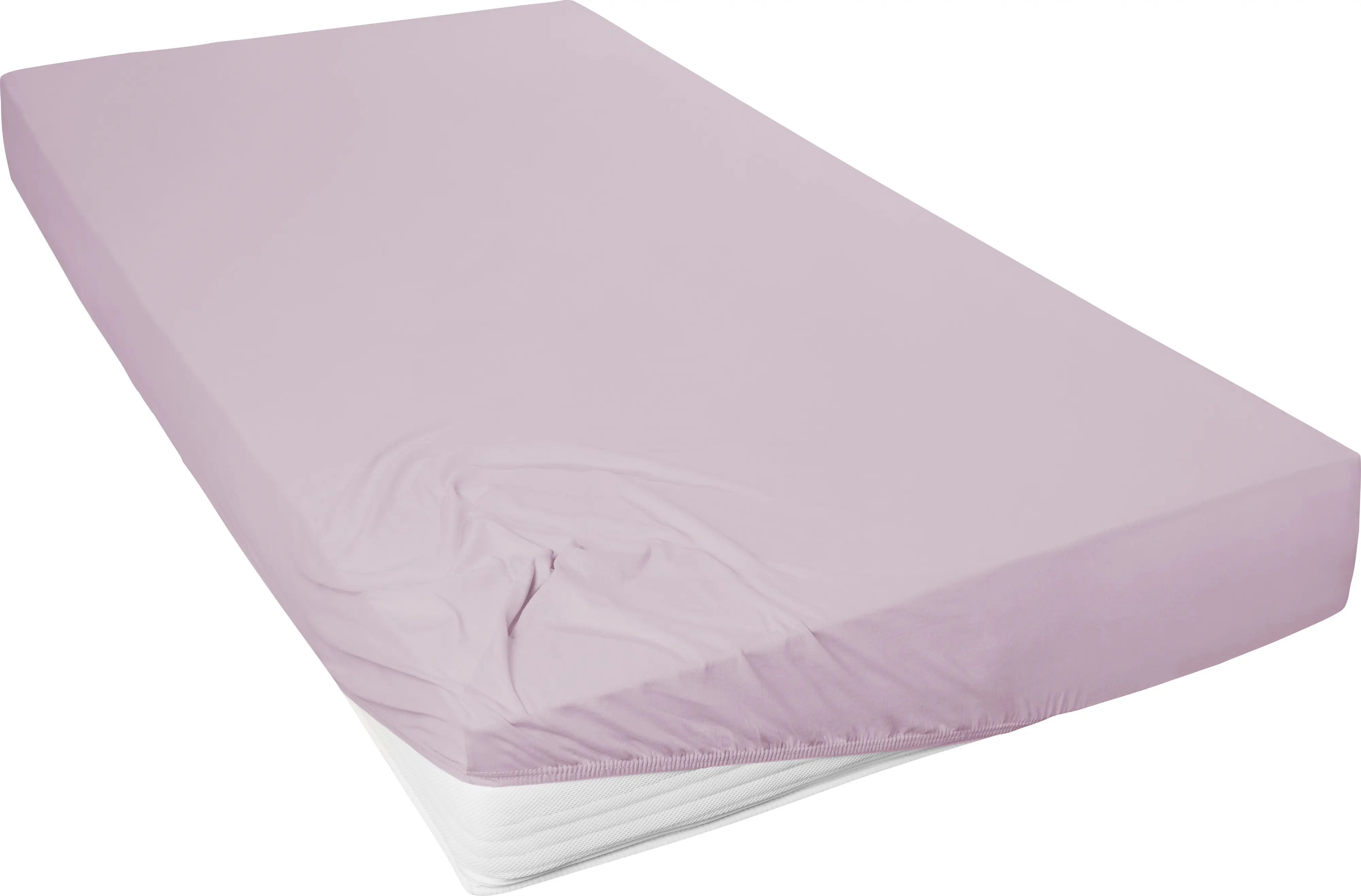 Westminster Spannbetttuch Mako Jersey 150 x 200 cm mauve