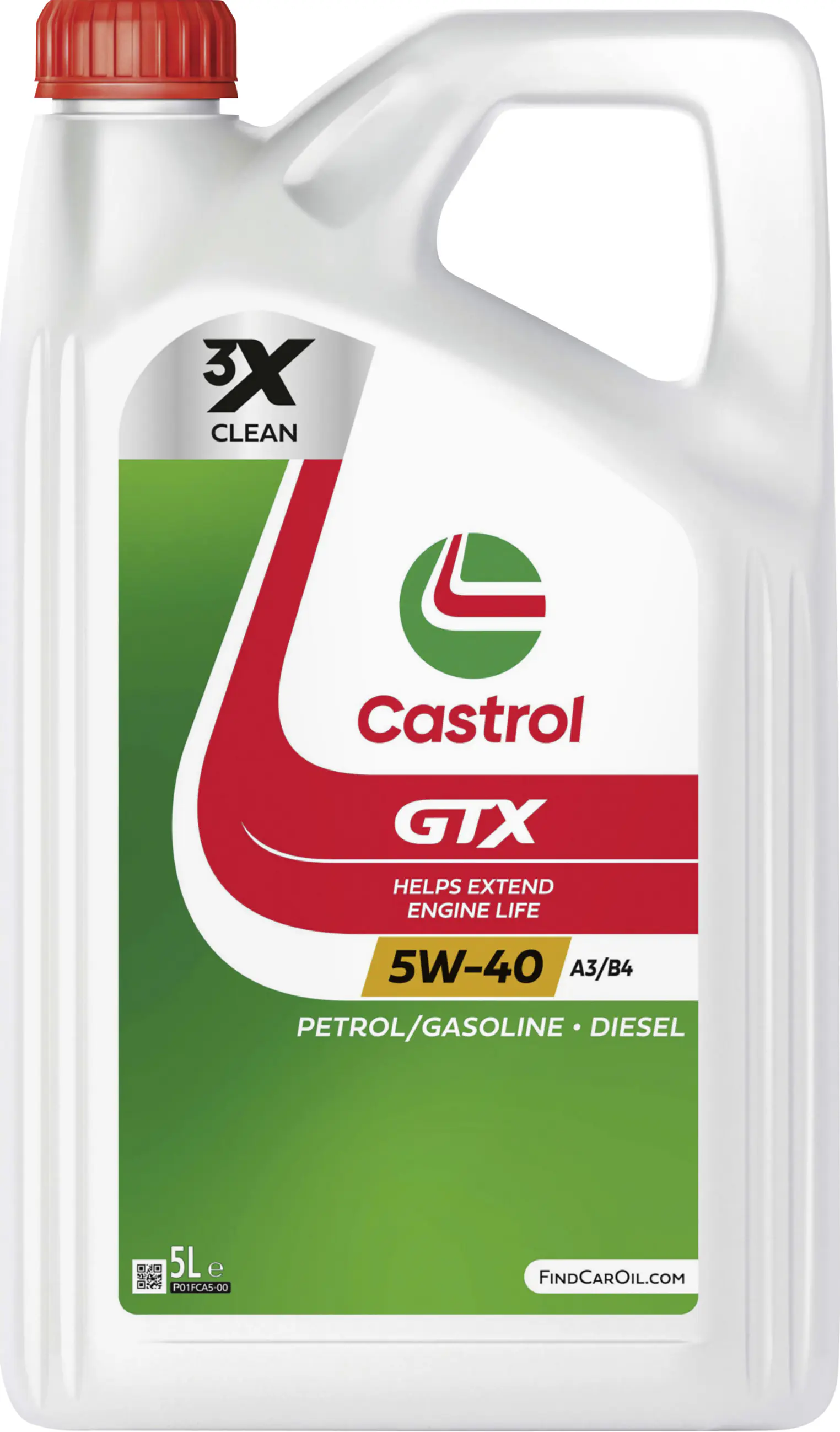 Castrol Motoröl GTX 5W-40 A3-B4 5L Castrol Motoröl GTX 5W-40 A3-B4 5L