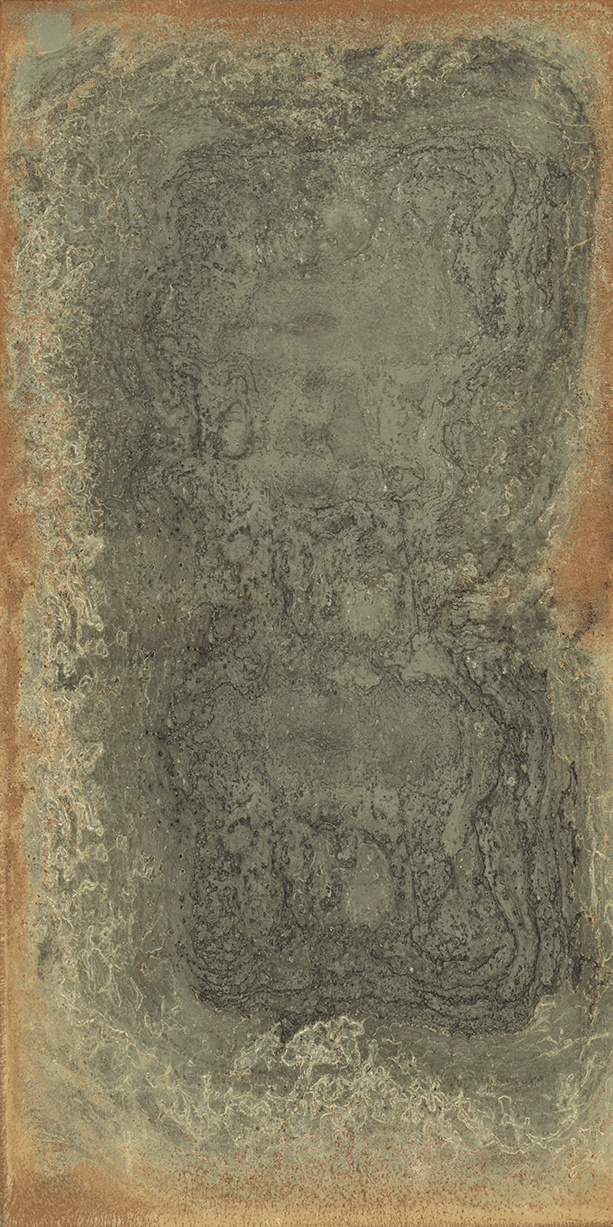 Bodenfliese Feinsteinzeug Oxyde 60 x 120 cm grün
