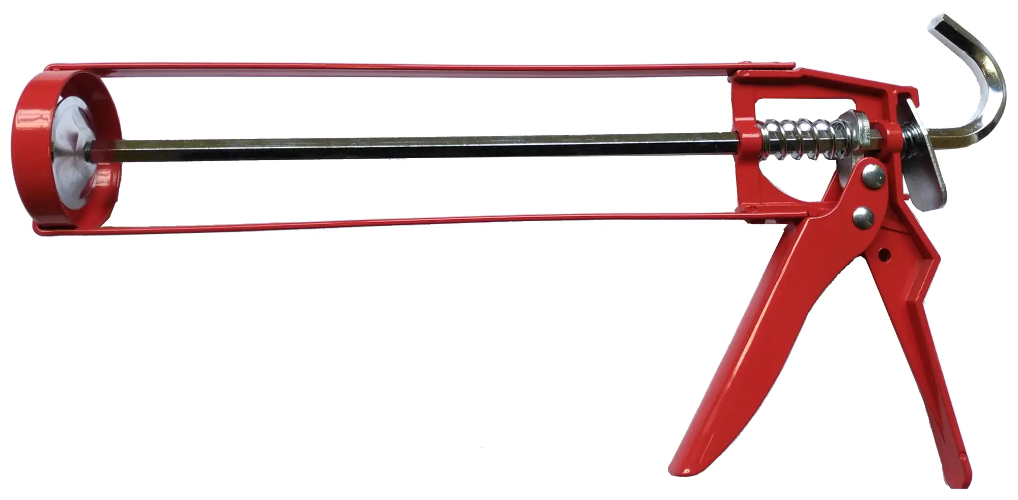 4333692045124 TrendLine Kartuschenpresse Skelett Stahl 310 ml rot mit Schnellspannhebel