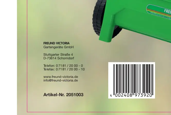 Freund Victoria Streuwagen 10 L