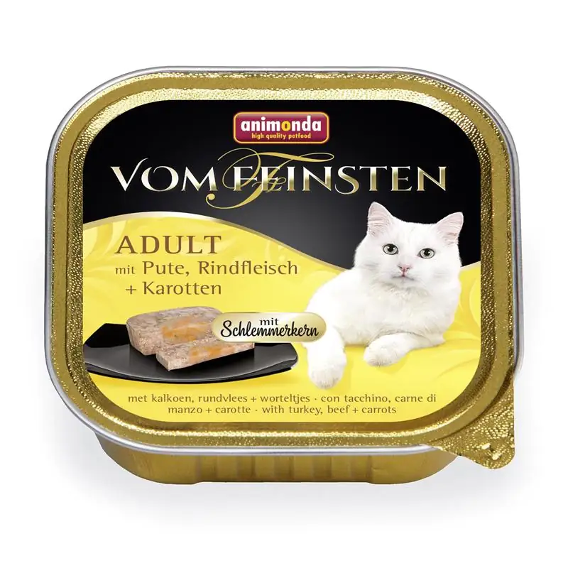 Animonda Vom Feinsten Adult Schlemmerkern Pute Rindfleisch & Karotten 100g