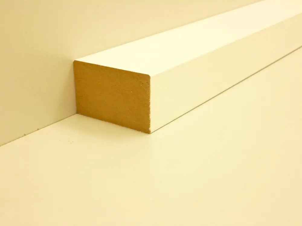 B.S. Bauprogramm Rechteckleiste 200 cm 30 x 50 mm weiß