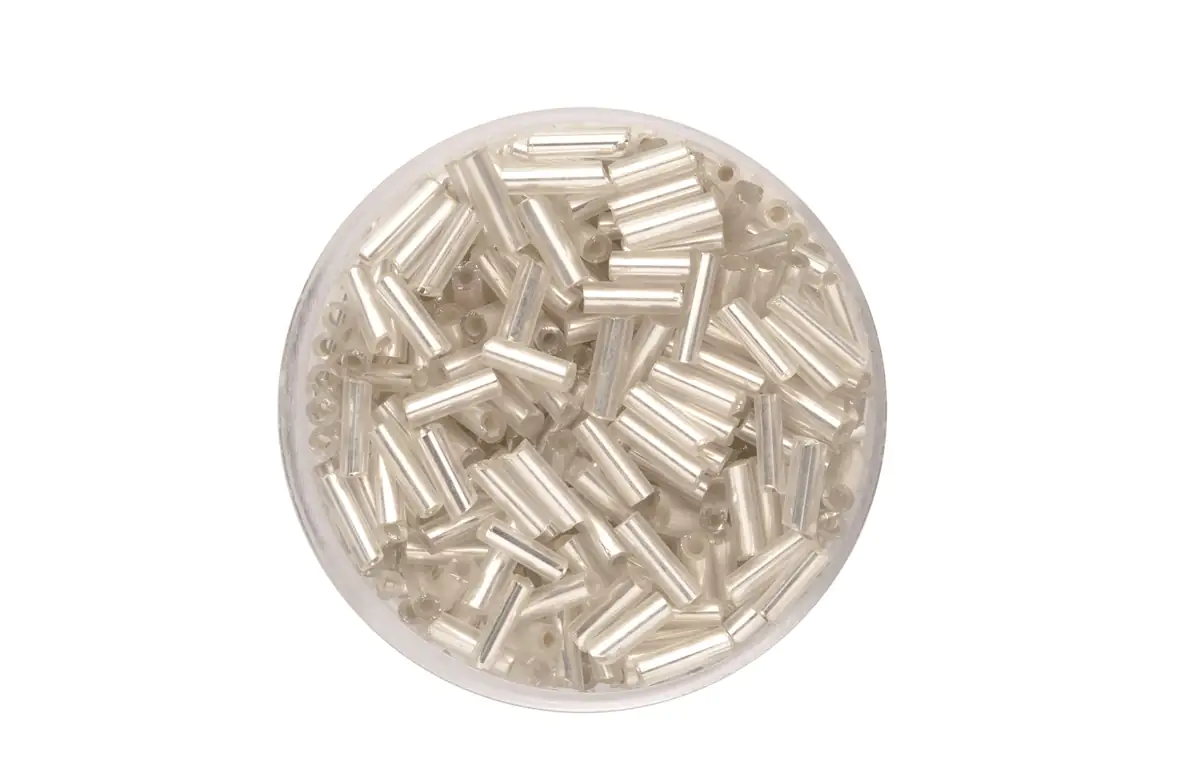 Glorex Stifte Silbereinzug 6 mm 17 g, transparent