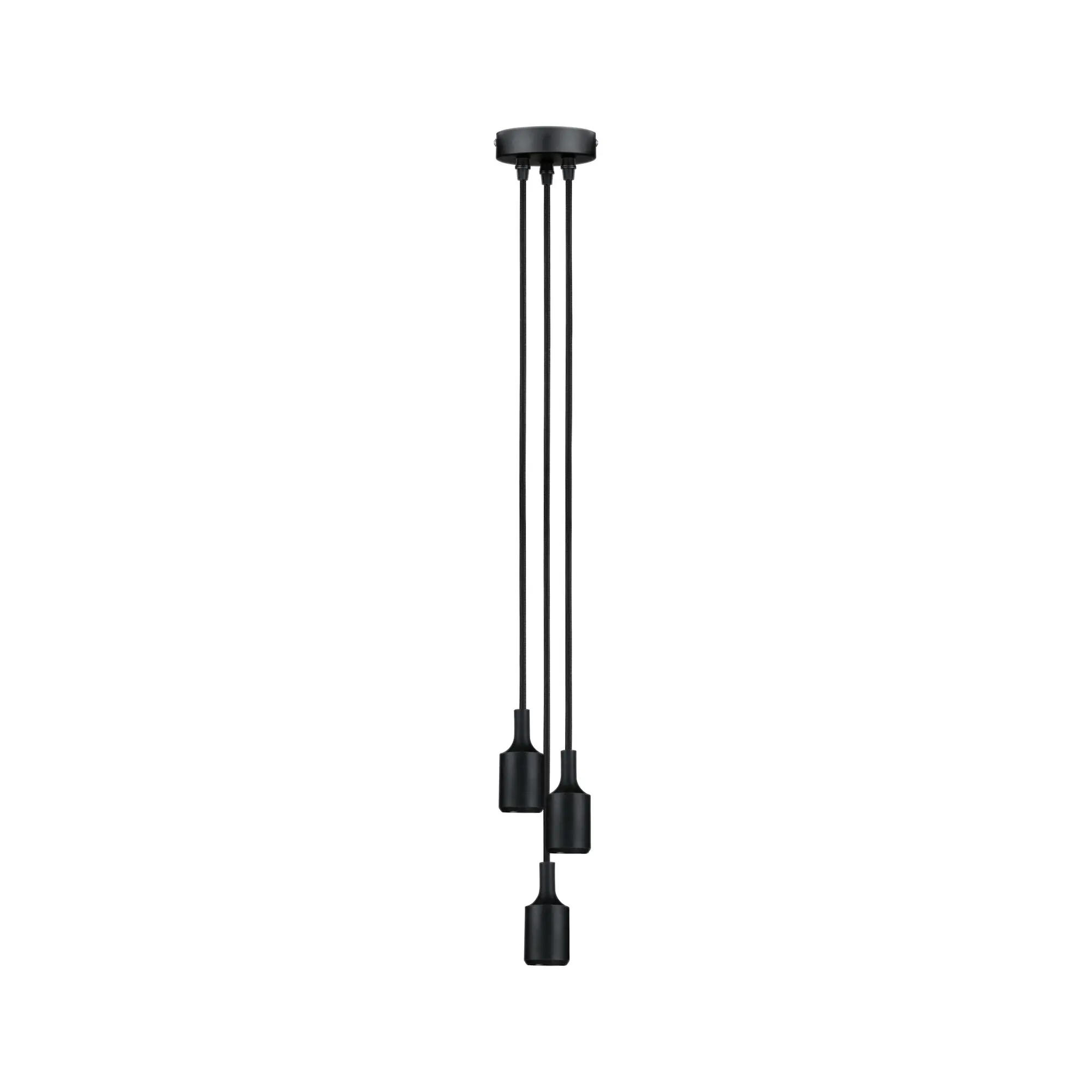 Paulmann Neordic 3er Pendelleuchte Ketil schwarz 10 cm E27 20 W dimmbar