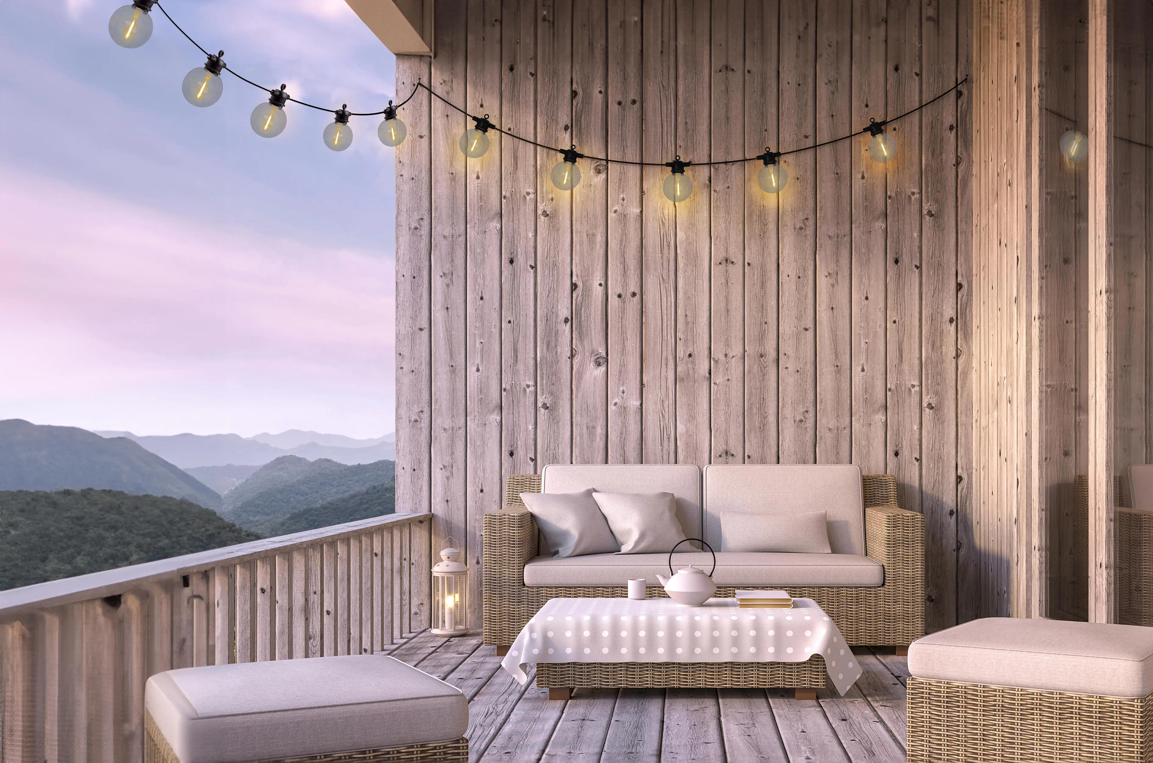 Light & More 10er LED Solar-Lichterkette 10 m warmweiß