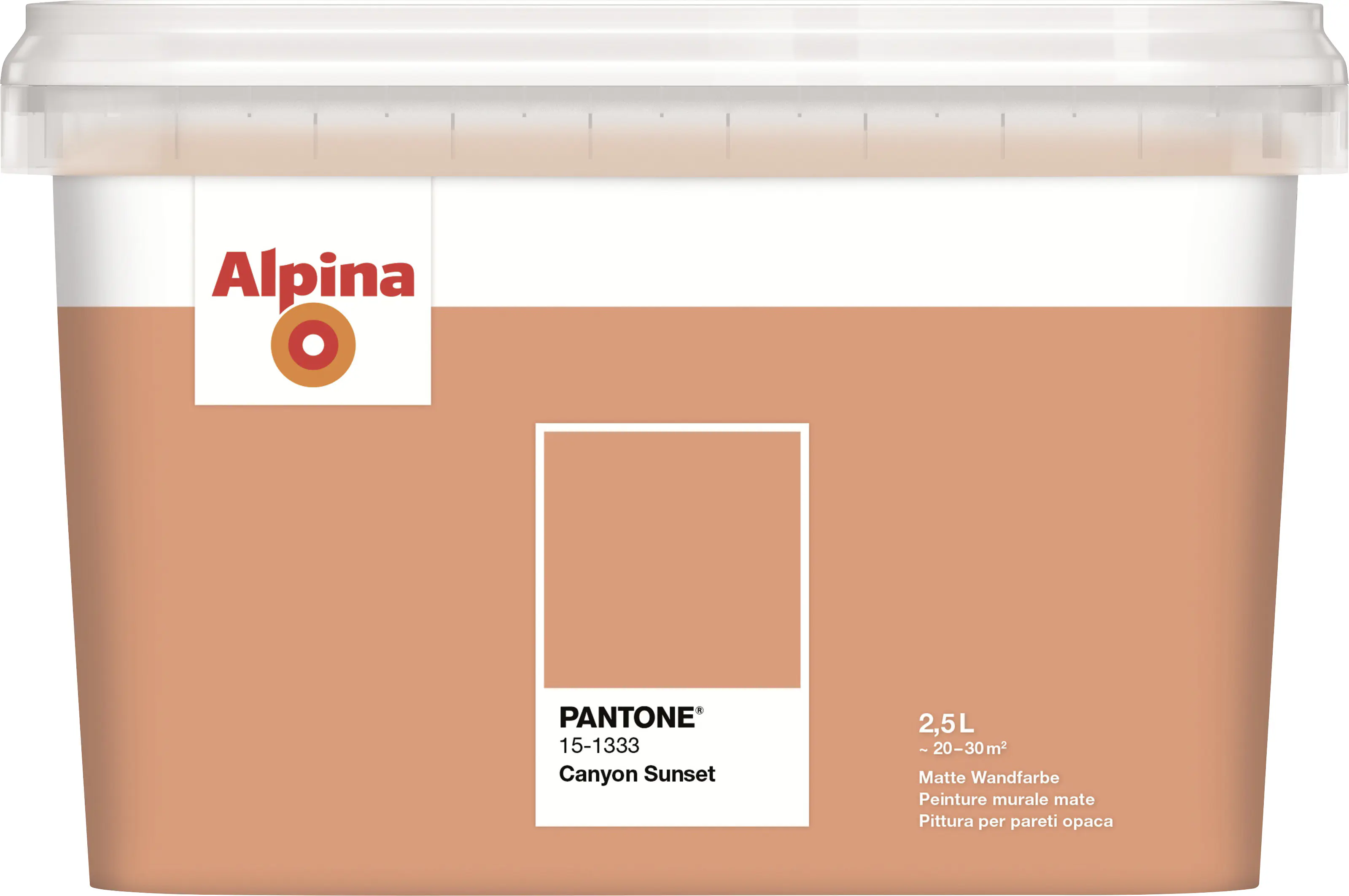 Alpina Wandfarbe Pantone matt canyon sunset 2,5 L