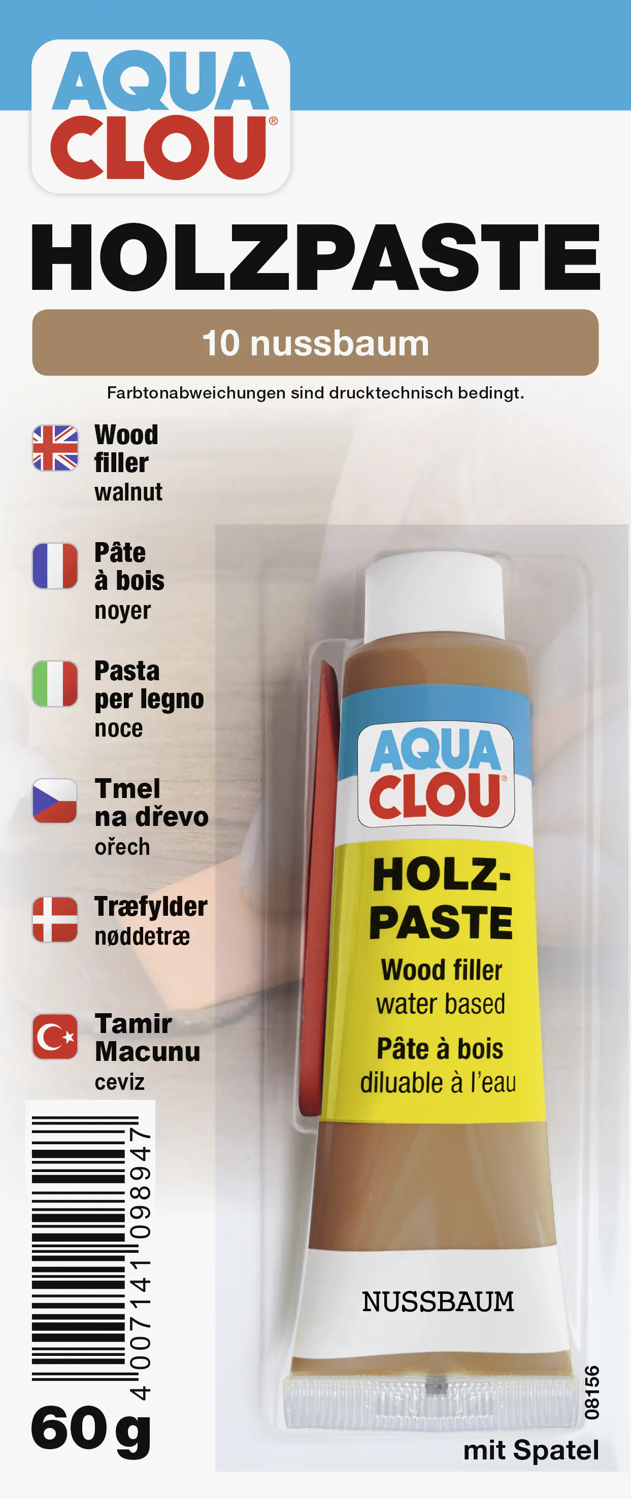 Clou Holzpaste 60 g nussbaum Clou Holzpaste 60 g nussbaum