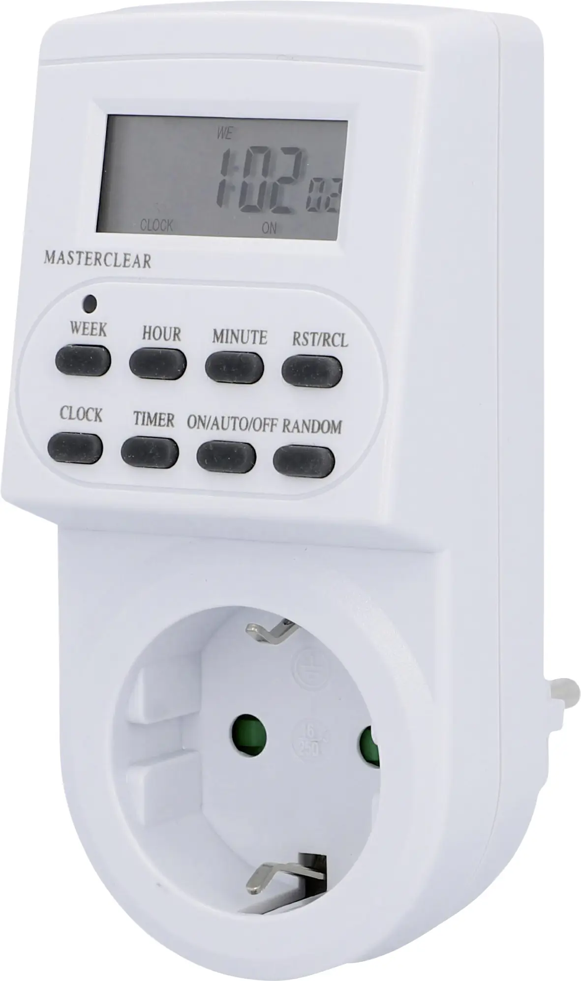 Wochenzeitschaltuhr 3.600 W digital, weiß Wochenzeitschaltuhr 3.600 W digital, weiß