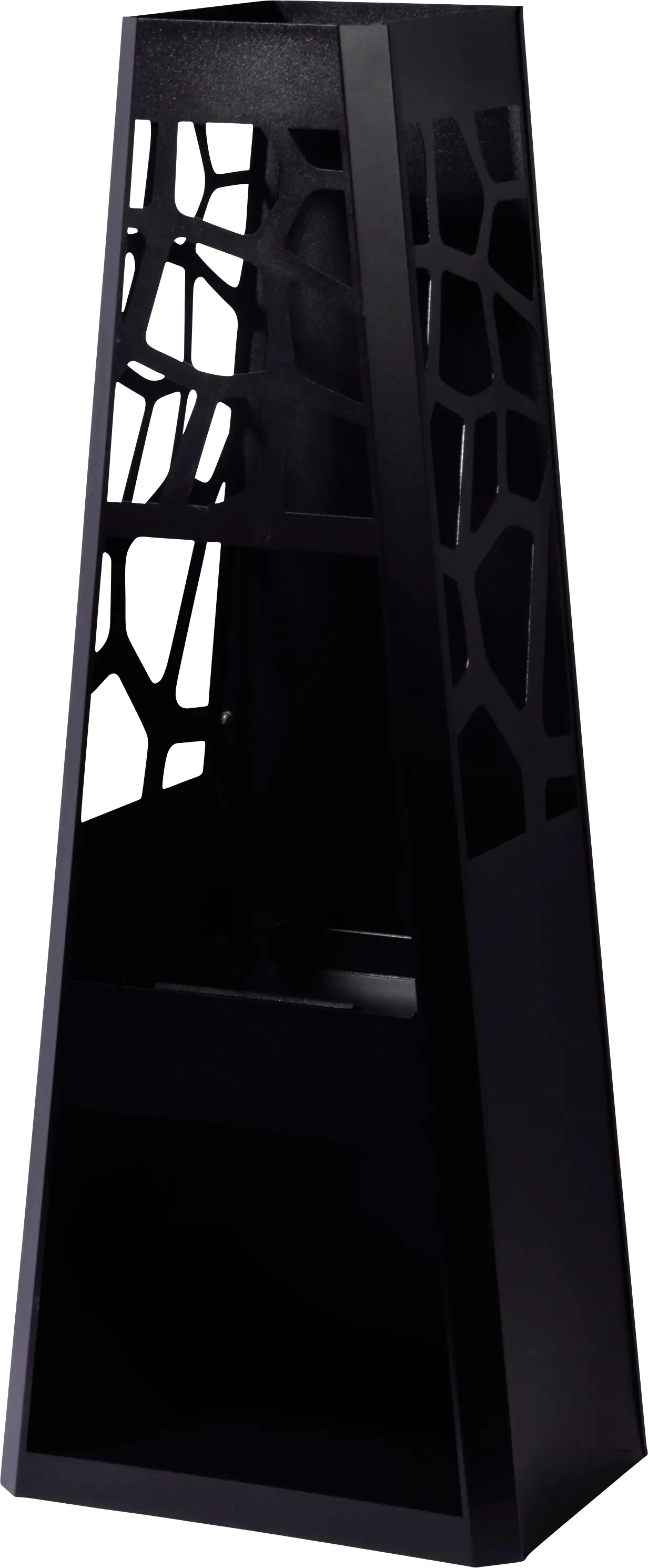 Dobar Metall-Gartenkamin mit Stauraum schwarz 48 x 30,5 x 124 cm Dobar Metall-Gartenkamin mit Stauraum schwarz 48 x 30,5 x 124 cm