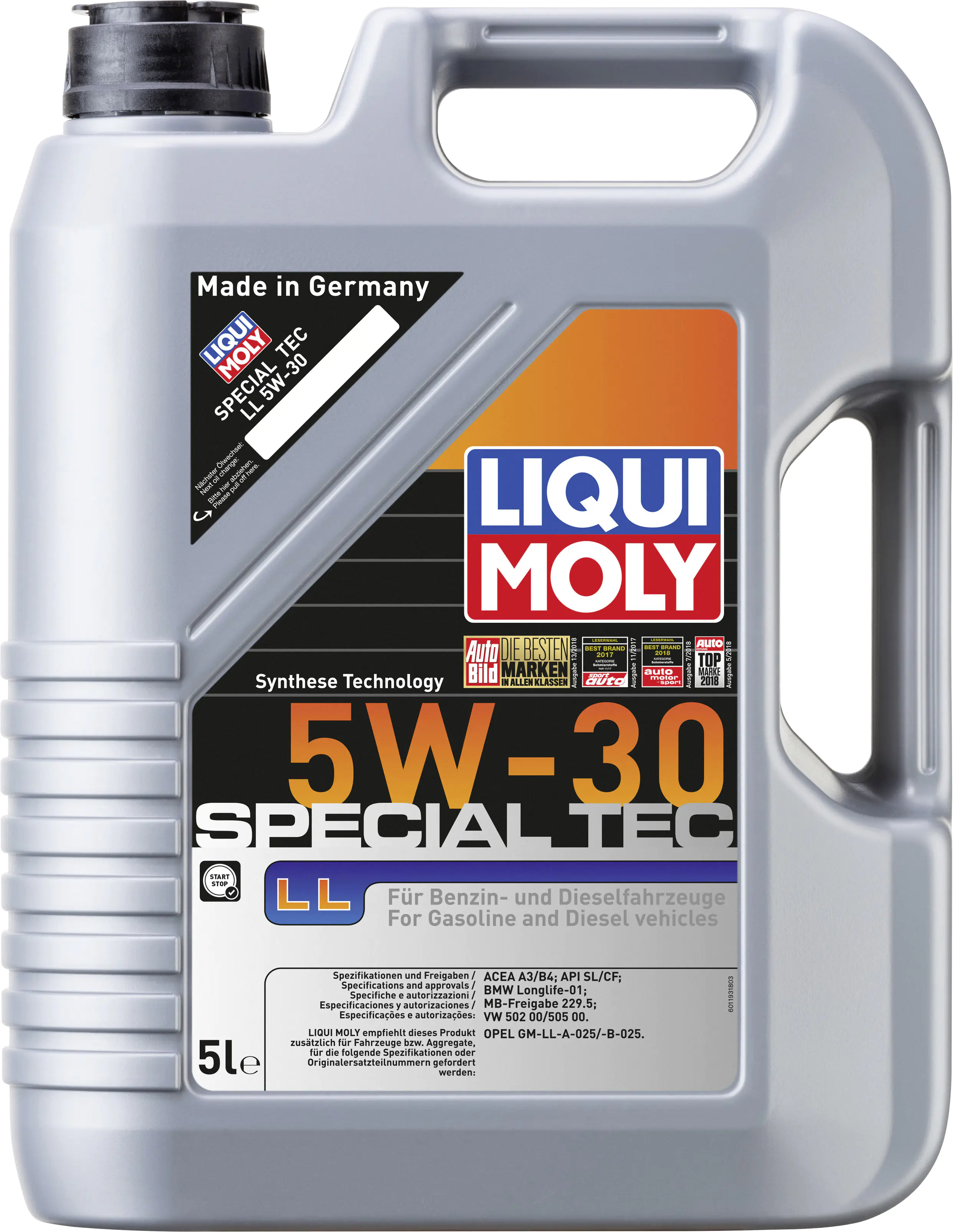 Liqui Moly Motoröl Special TecLL 5W-30 5 L