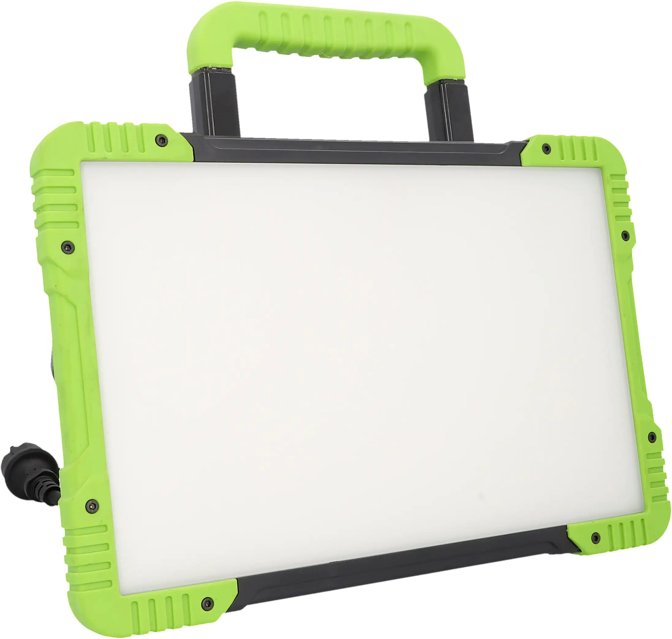 Unitec LED Arbeitsstrahler 55 Watt schwarz-grün 5950lm, 6000K, 2 Steckdosen