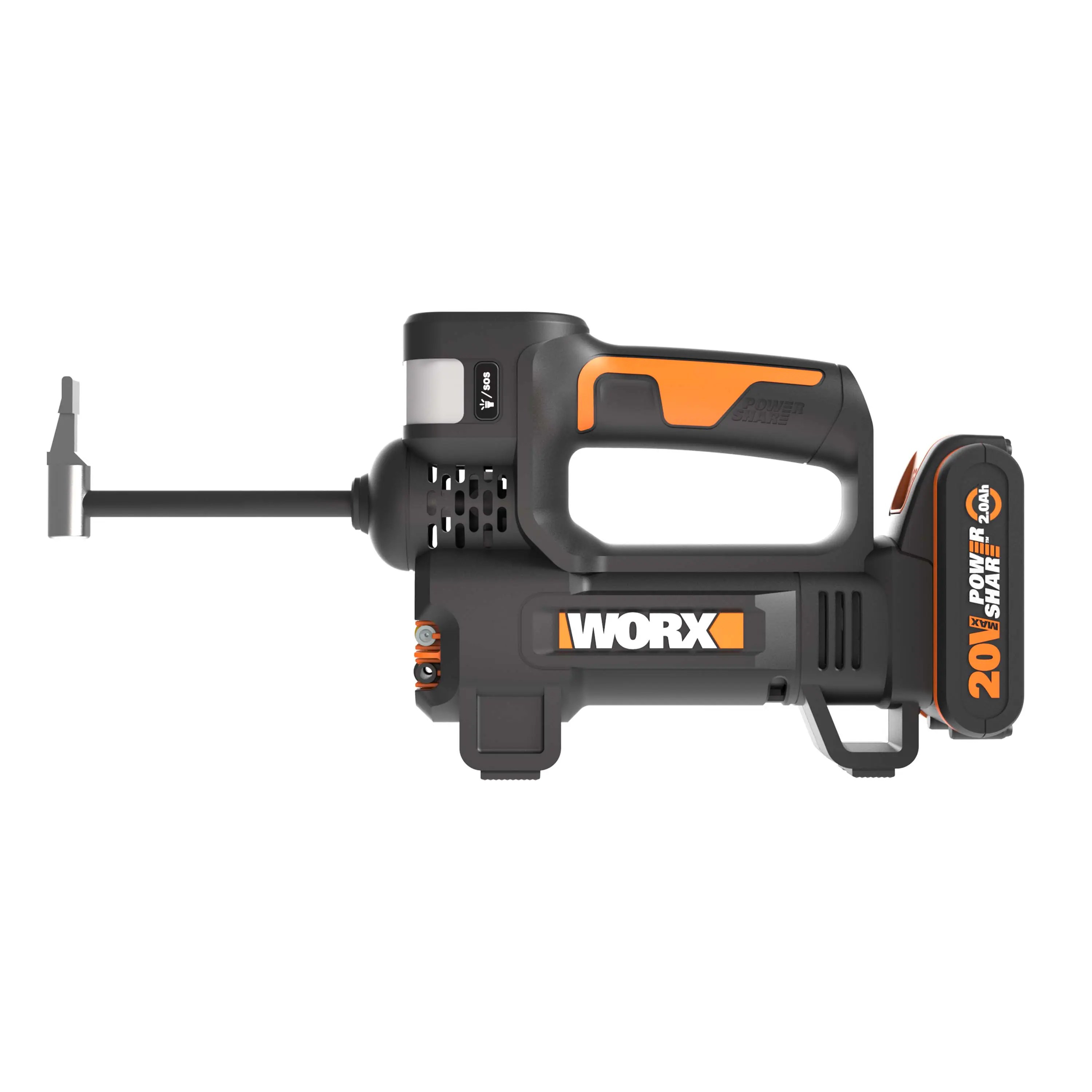 Worx Akku-Kompressor WX092 20 V inkl. Akku 2 Ah & Ladegerät Worx Akku-Kompressor WX092 20 V inkl. Akku 2 Ah & Ladegerät