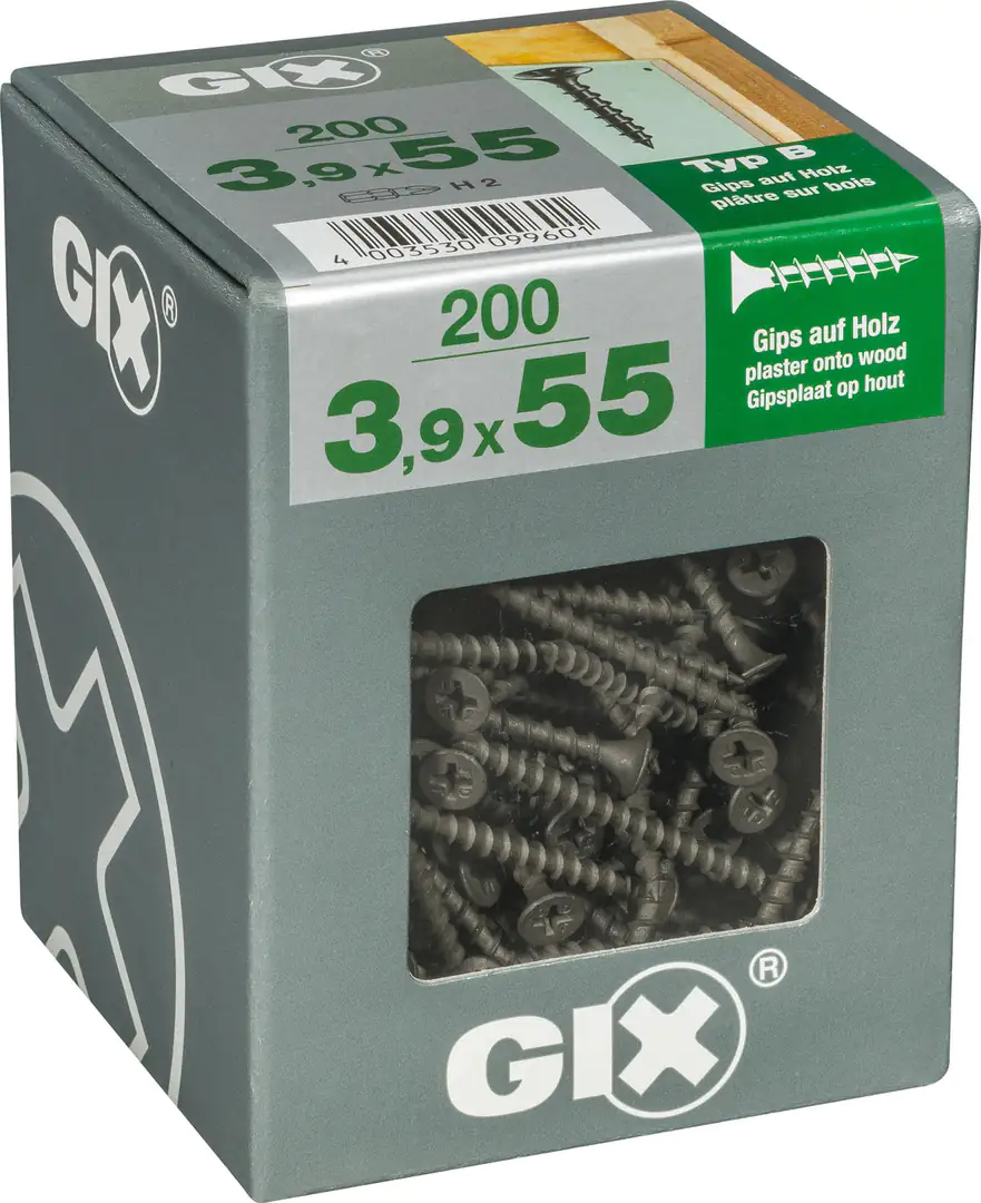 Spax Schnellbauschrauben 3.9 x 55 mm PH 2 Grobgewinde - 200 Stk. Spax Schnellbauschrauben 3.9 x 55 mm PH 2 Grobgewinde - 200 Stk.