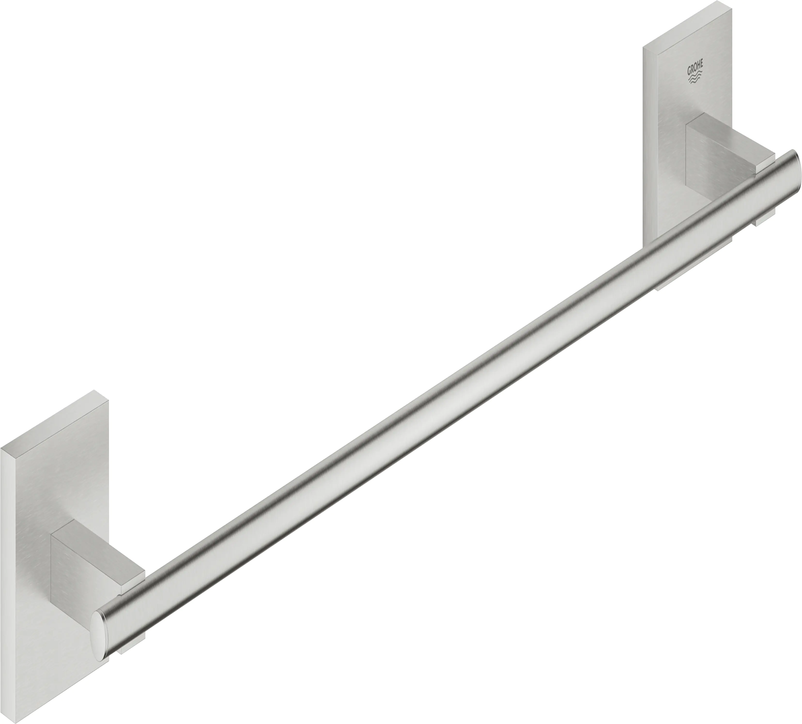 Grohe Start Cube Badetuchhalter supersteel klebbar Grohe Start Cube Badetuchhalter supersteel klebbar