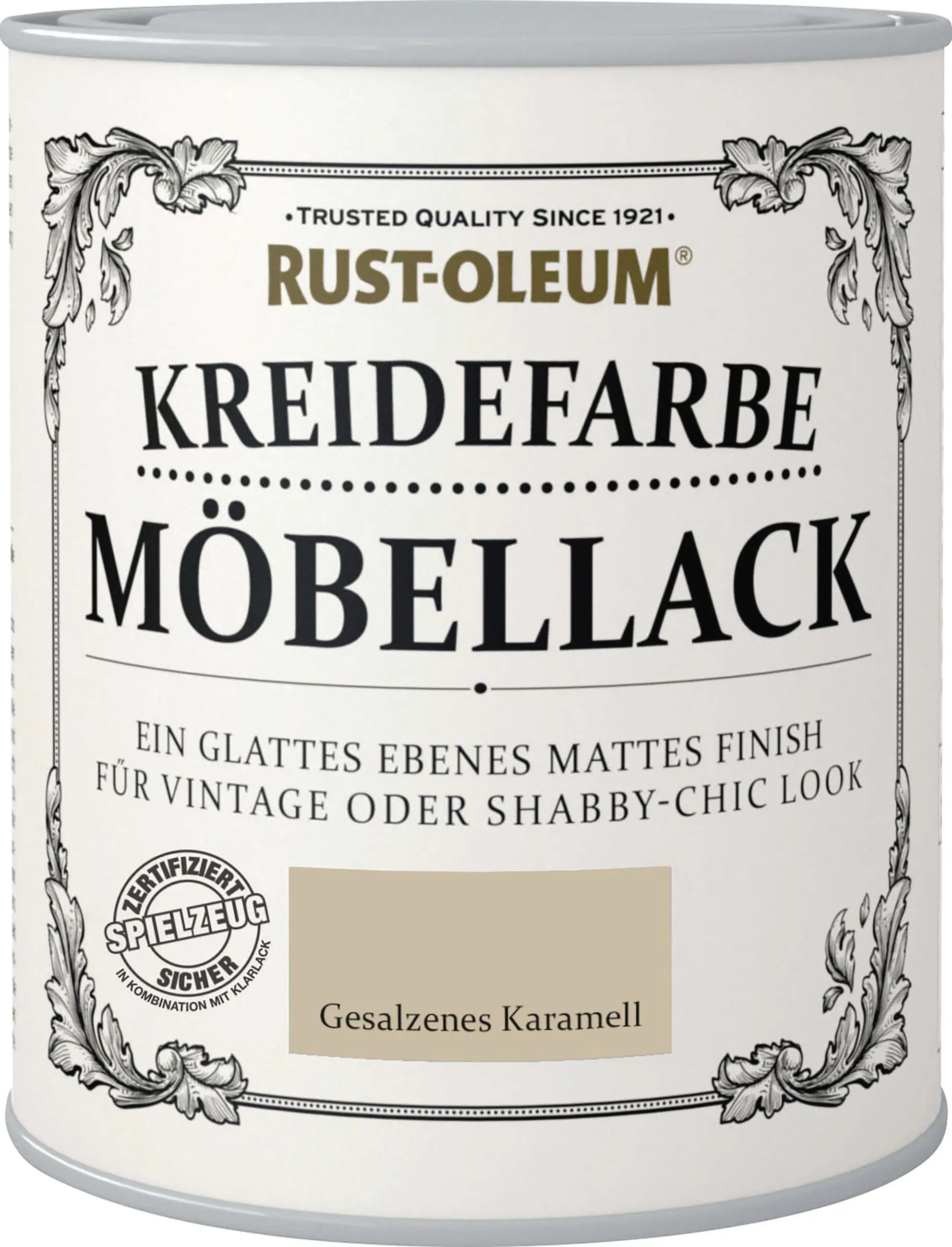 Rust-Oleum Kreidefarbe Möbellack 750 ml gesalzenes karamell