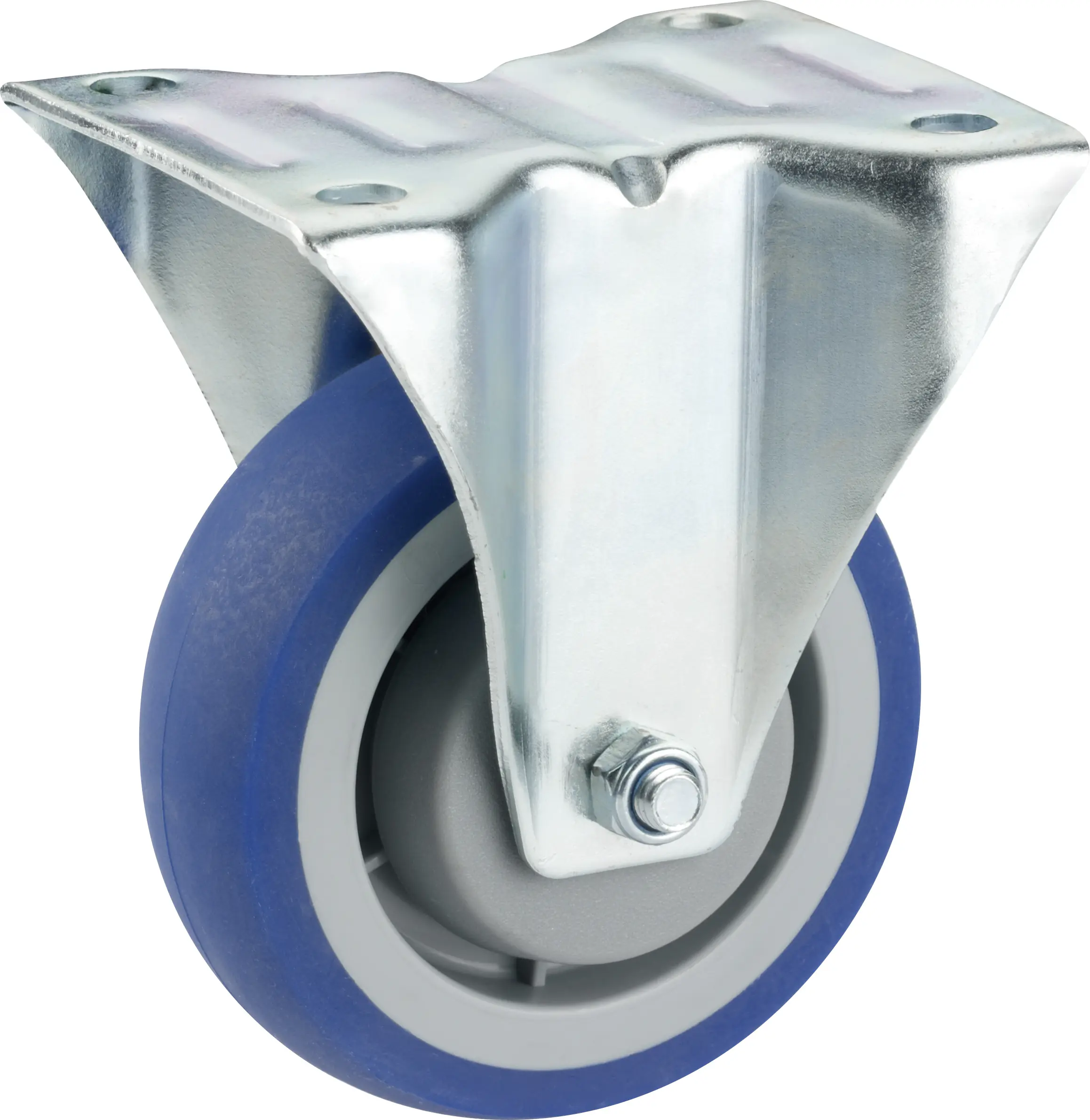 Transportgeräte-Bockrolle 80 x 32 mm Tragkr. 100 kg