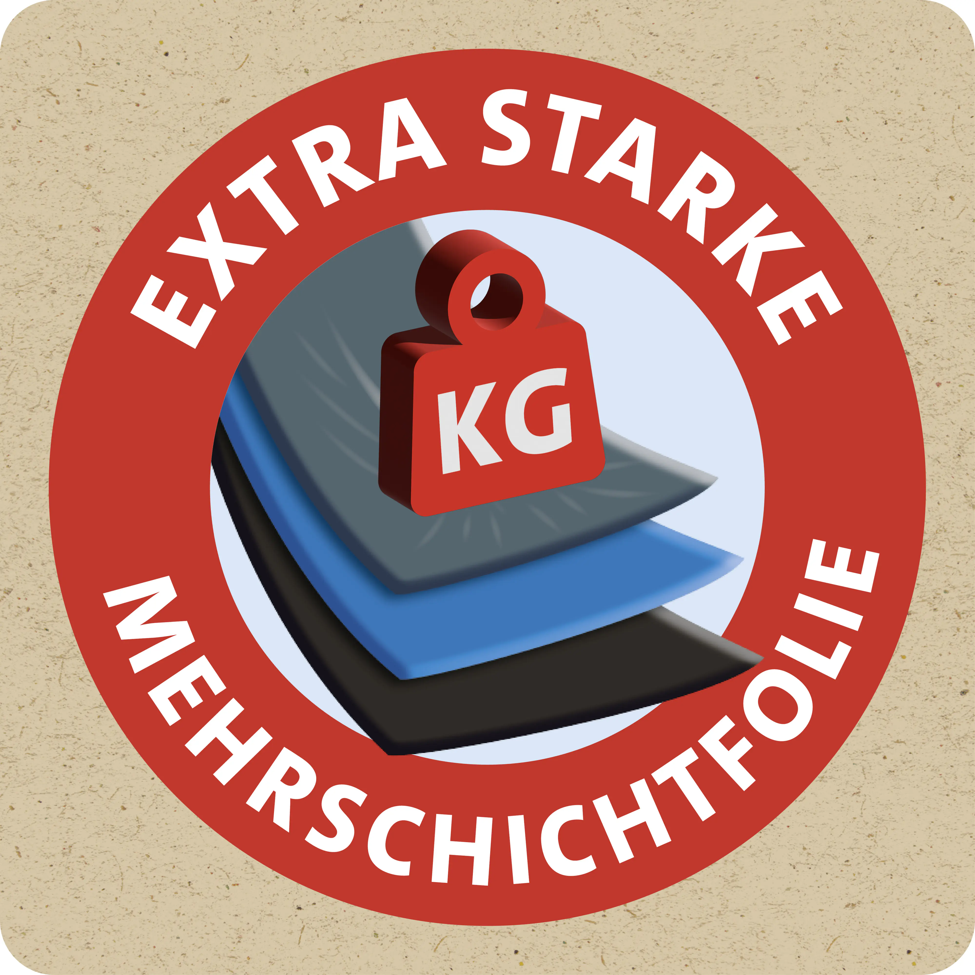 Swirl® 60 l Schwerlast-Säcke Profi mit Zugband Reißfest & Dicht