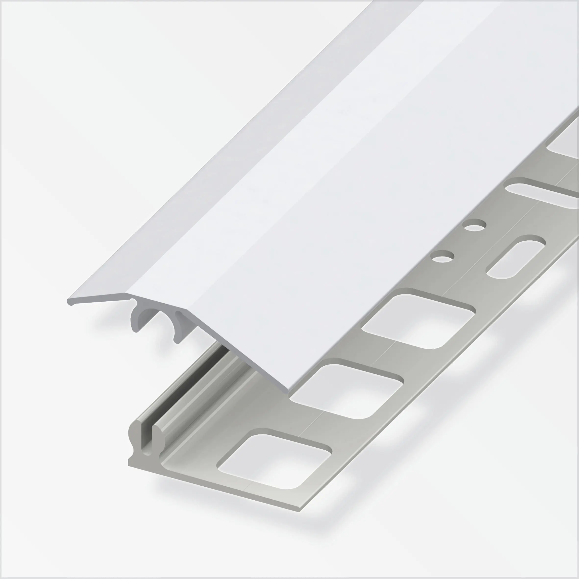 alfer Niveauausgleichs-Profil 2 m, 31 x 7 mm Aluminium eloxiert silber