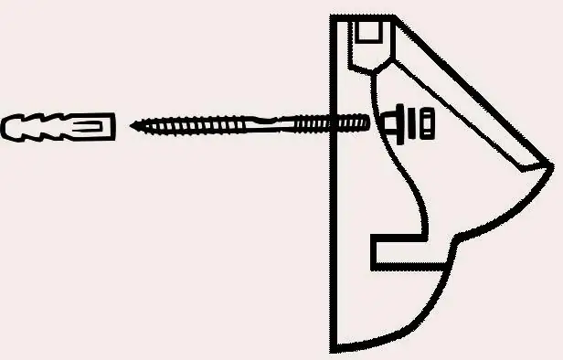 Cornat Urinal-Befestigung M10 x 10 cm