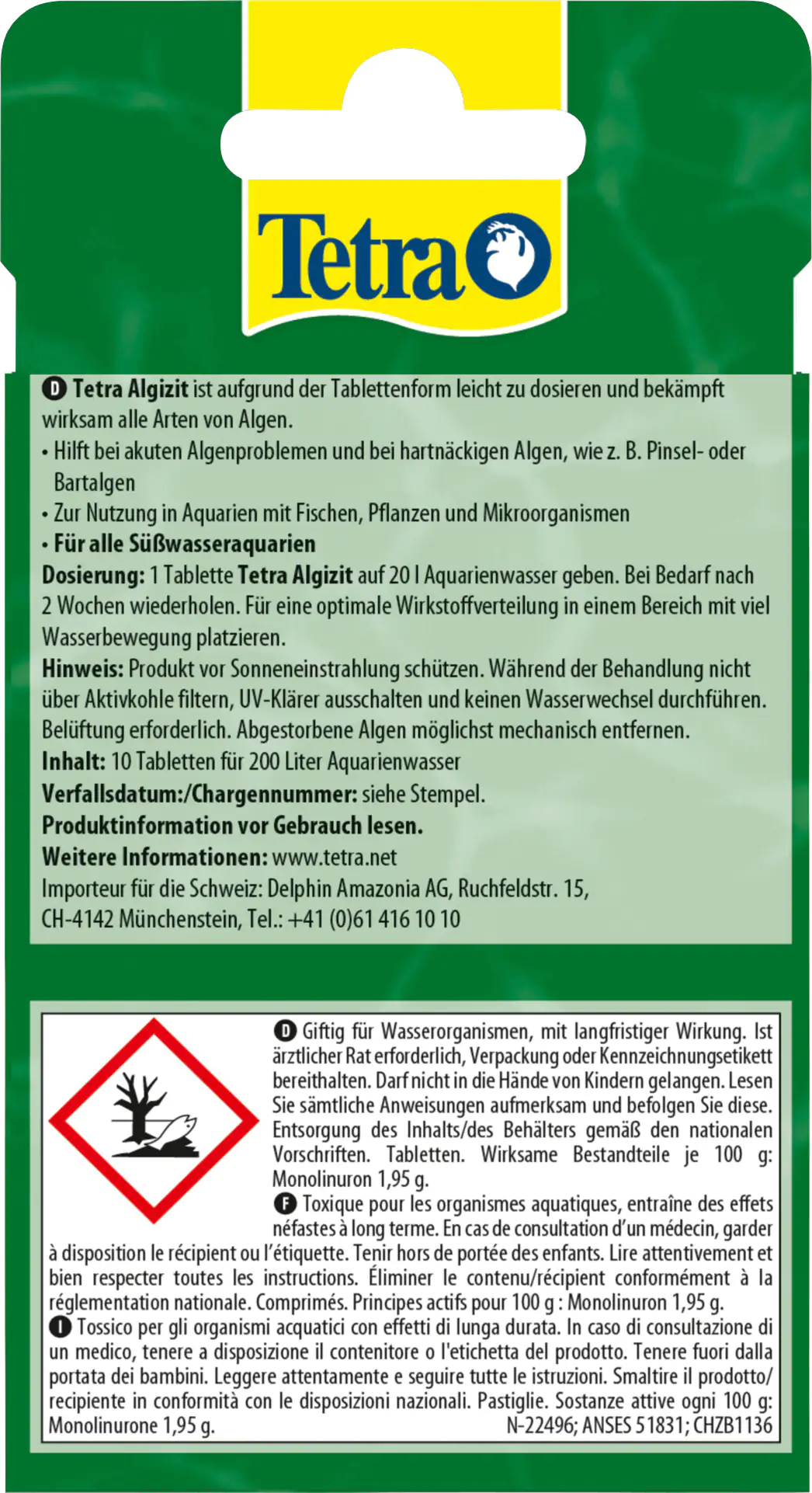 Tetra Algizit 10 Tabletten