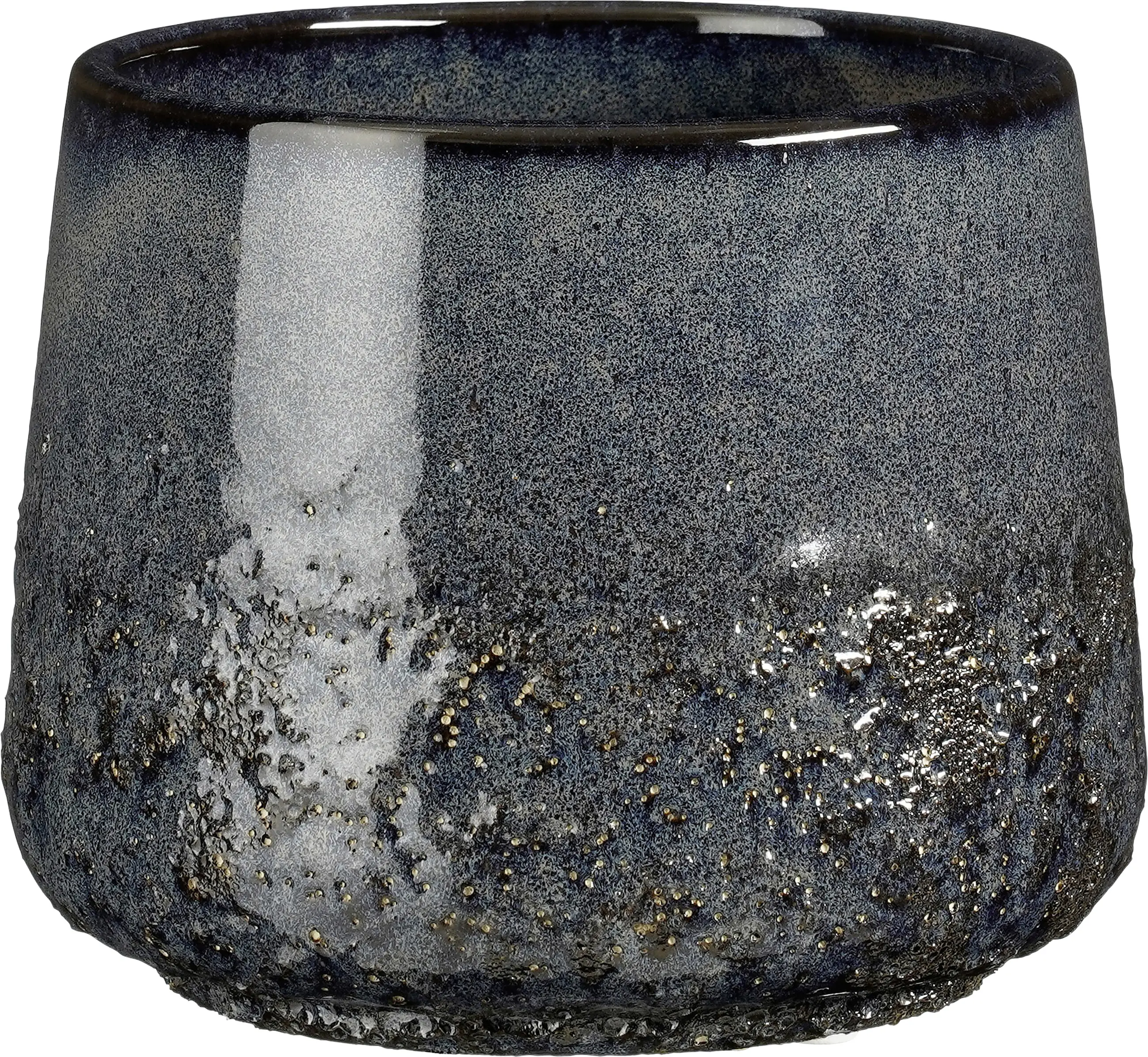 Mica Decorations Topf Mylo ceramic 13 x 16 cm blau