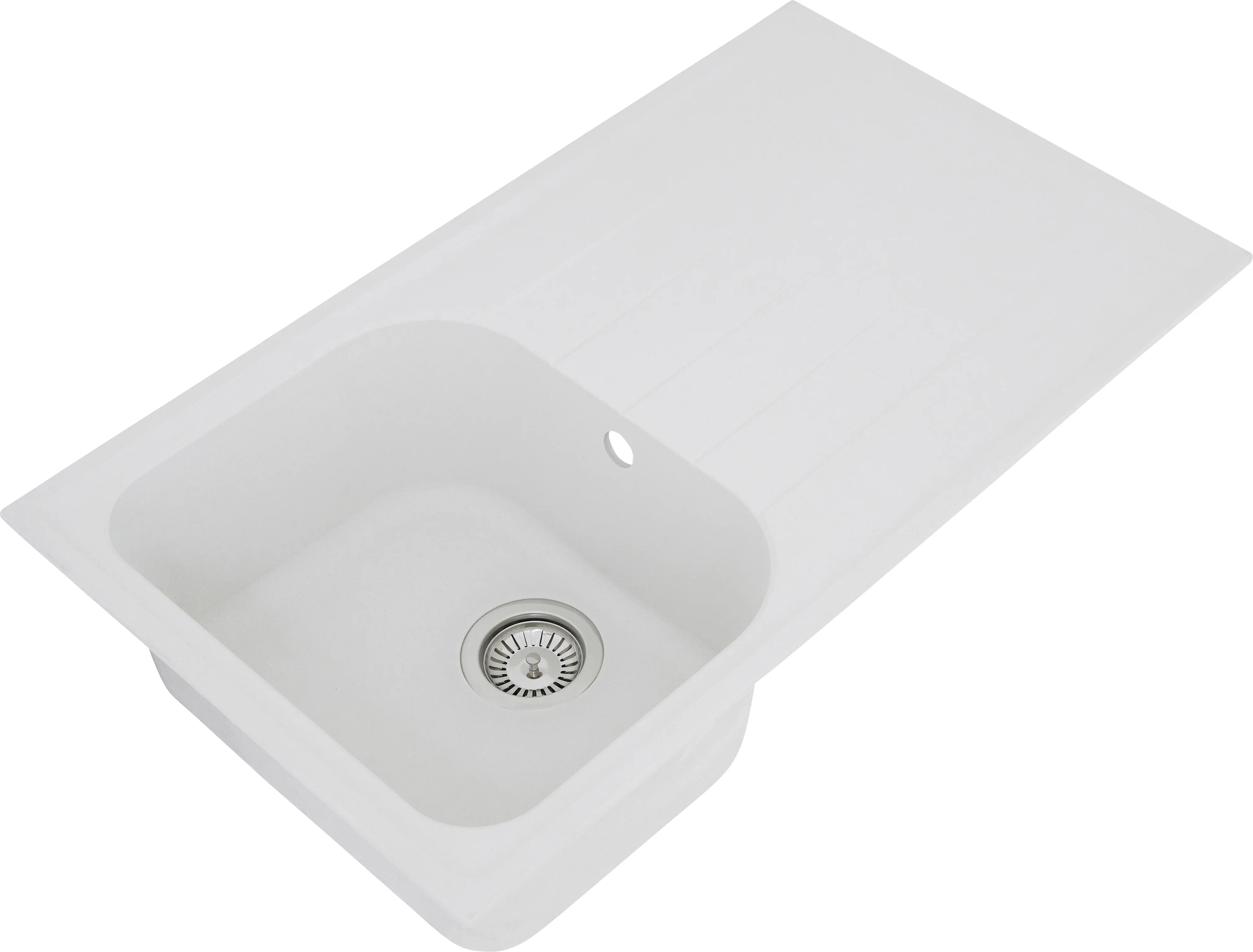 respekta Cristalite Massivgranitspülen 1 Becken Orlando 86 x 50