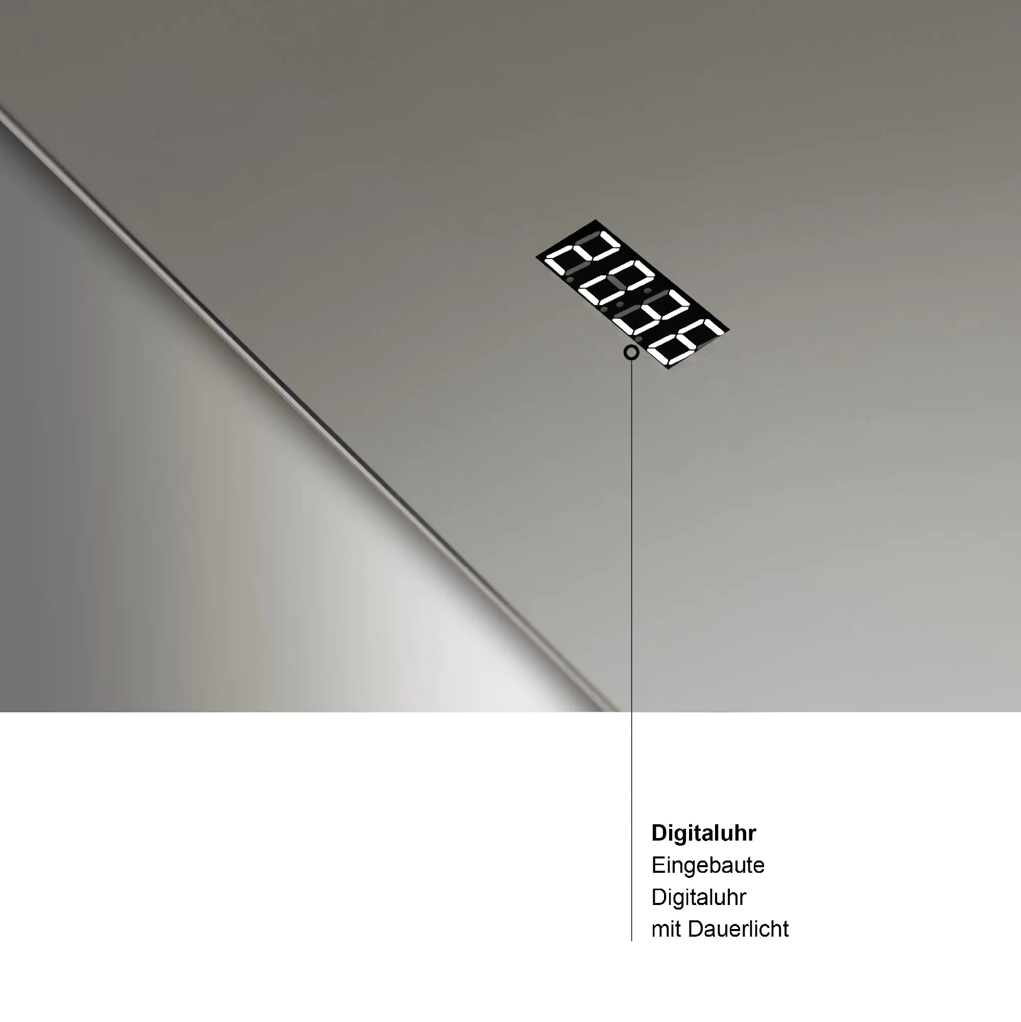 DSK LED Lichtspiegel Silver Time 120 x 60 cm DSK LED Lichtspiegel Silver Time 120 x 60 cm