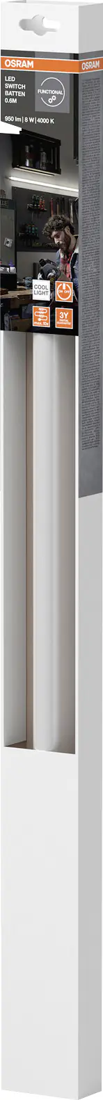 Osram LED Lichtleiste Switch Batten 60 cm 8 Watt  Osram LED Lichtleiste Switch Batten 60 cm 8 Watt
