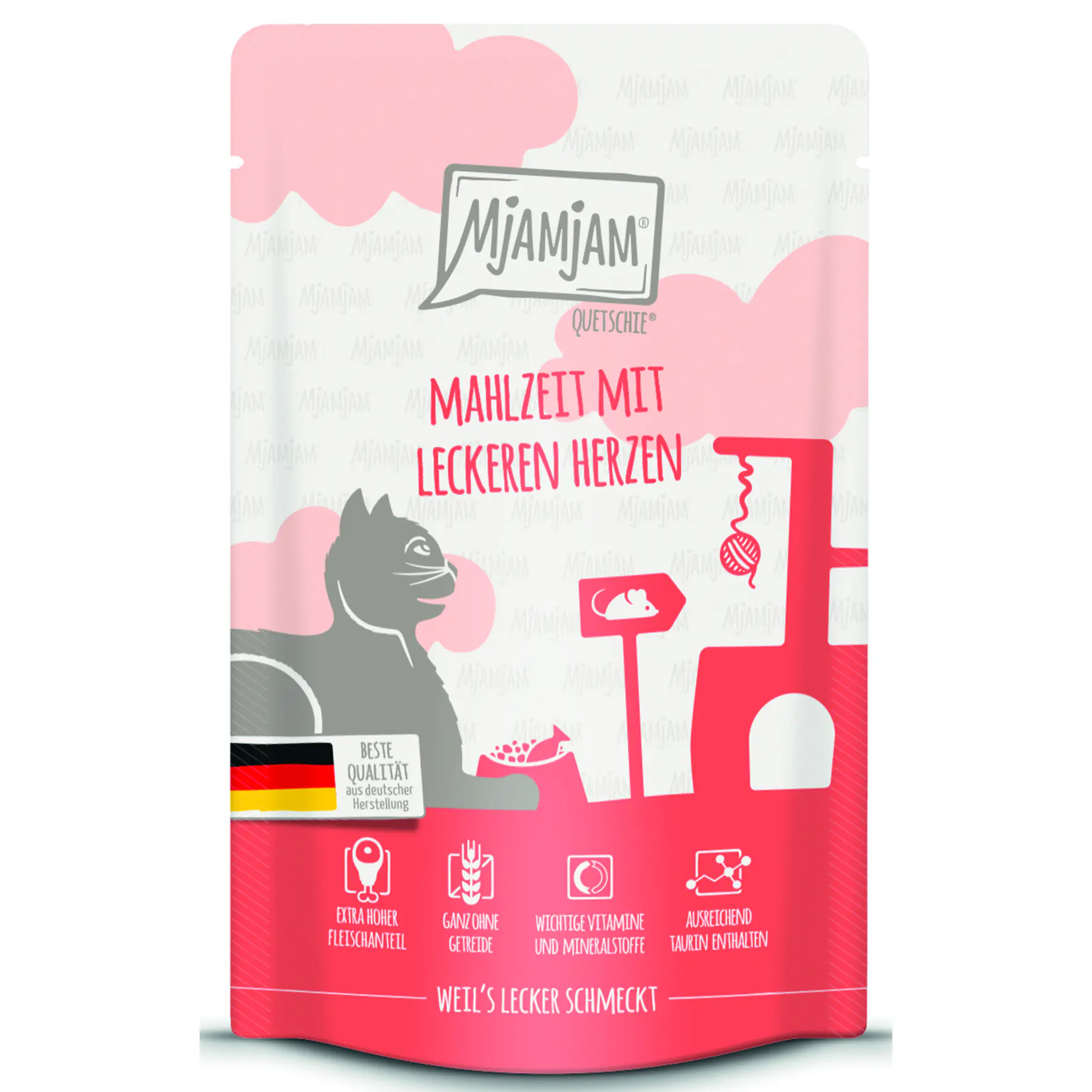 MjAMjAM - Quetschie - Mahlzeit mit leckeren Herzen 125 g 125 g