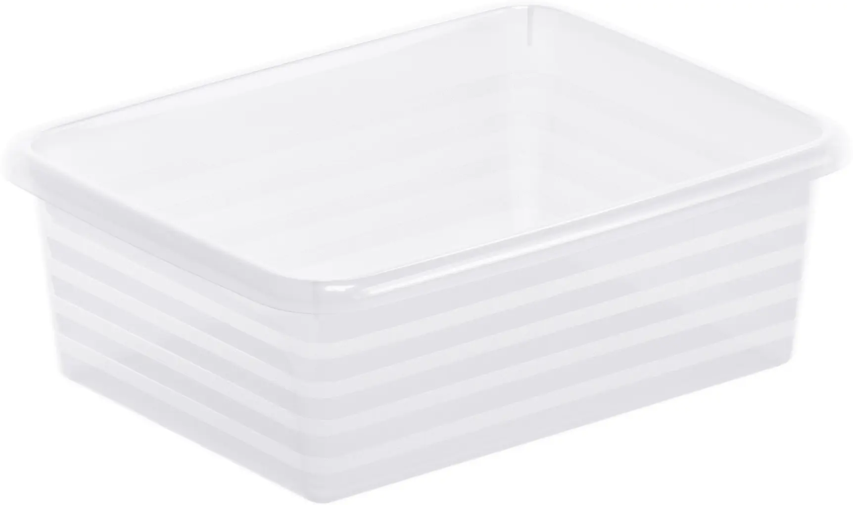 Rotho Formatkörbchen Linus A6 transparent 19 x 14,5 x 6 cm