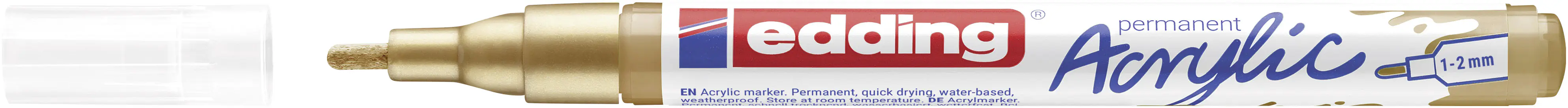 edding 5300 Acrylmarker fein reichgold 1 - 2 mm