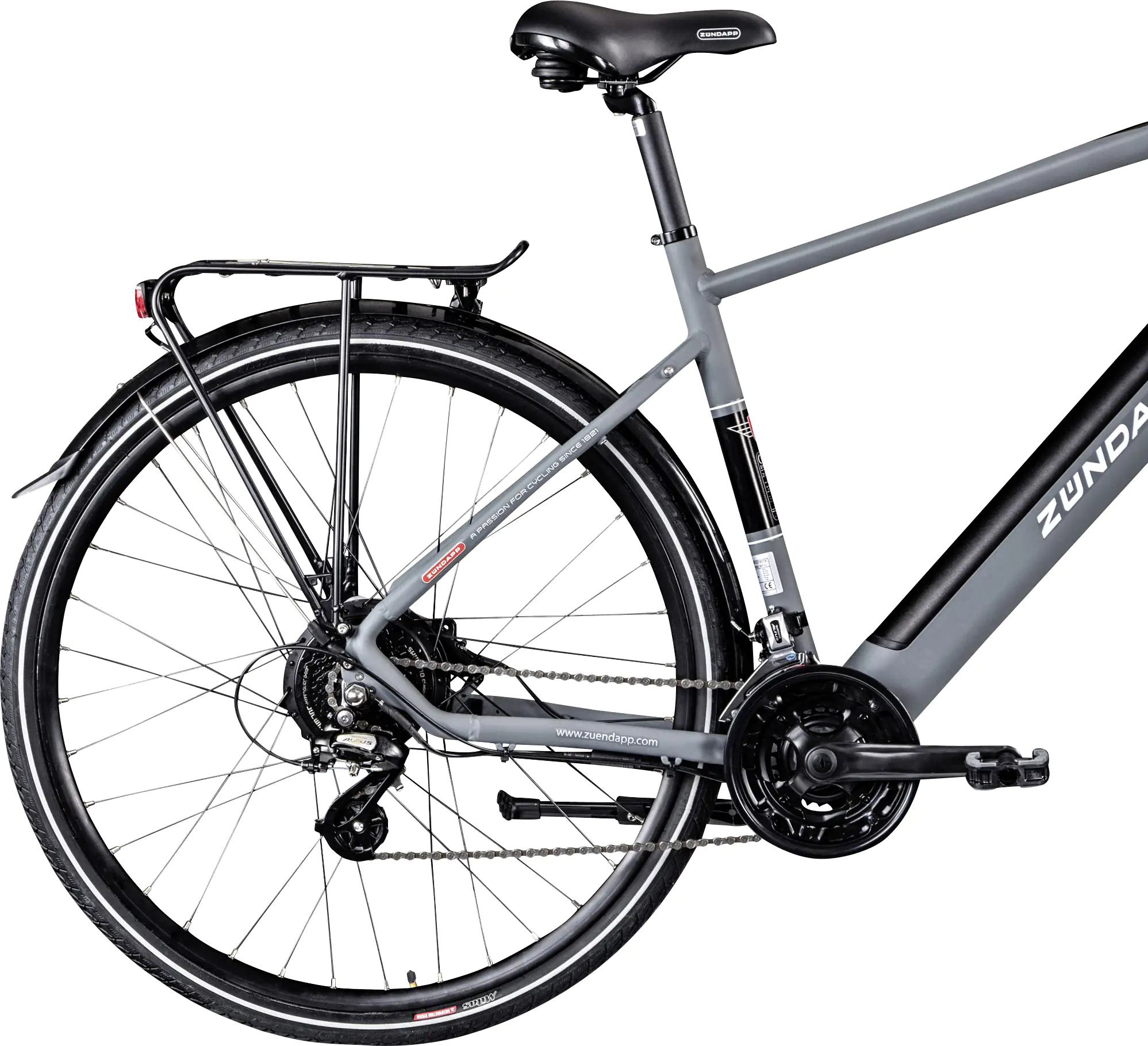 Zündapp E-Bike Trekking Z810 Herren 28 Zoll 8-Gang 550 Wh grau