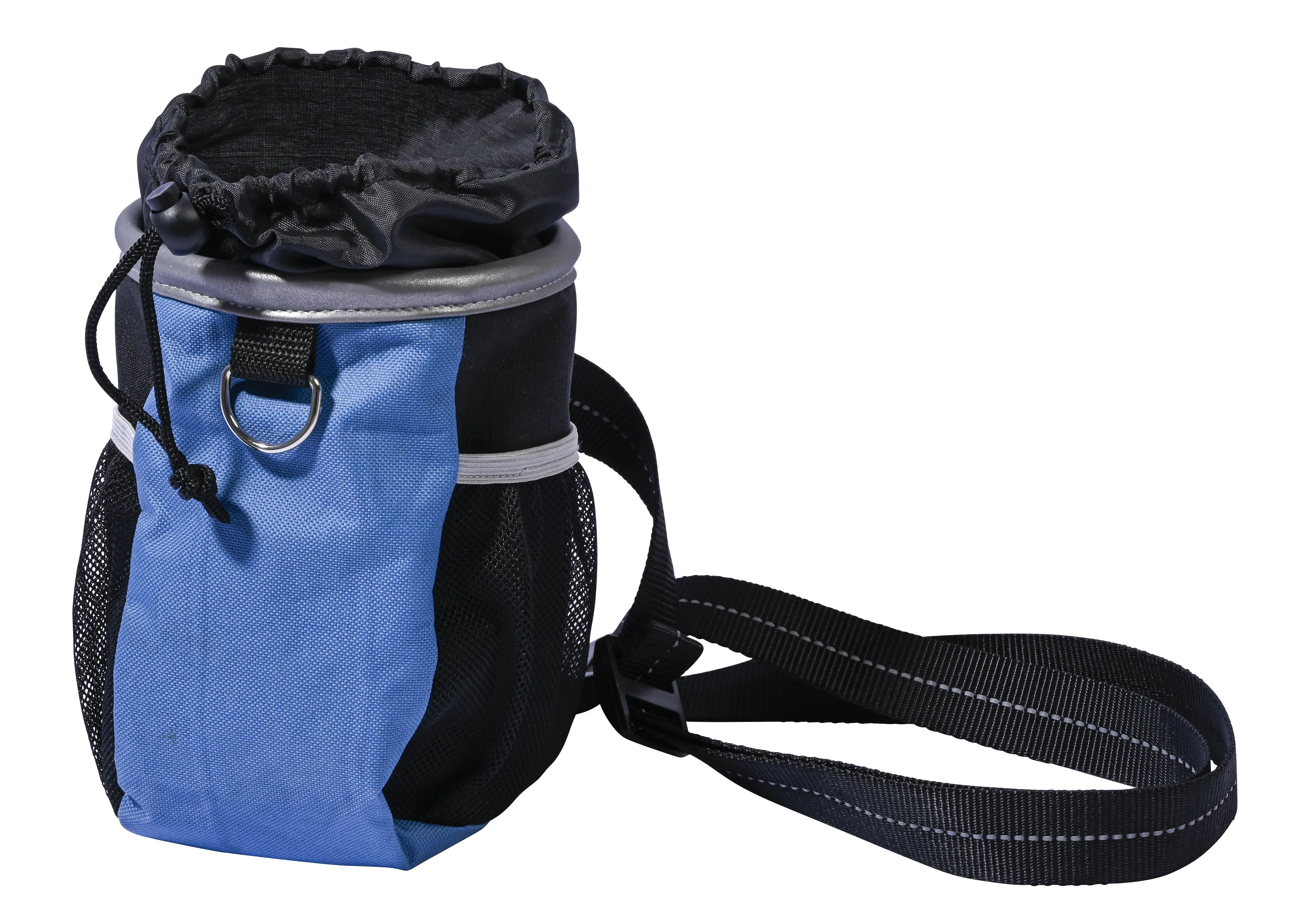 Dobar Snacktasche mit verstellbarem Gurt 12 x 12 x 19 cm blau/ schwarz Dobar Snacktasche mit verstellbarem Gurt 12 x 12 x 19 cm blau/ schwarz