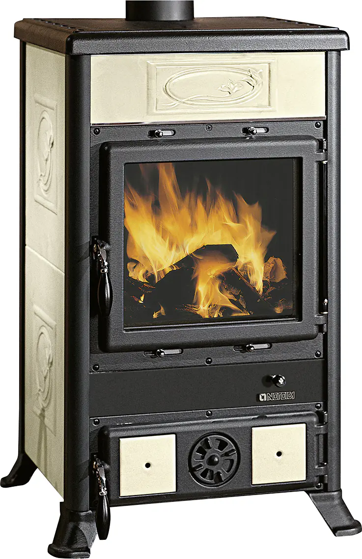 LaNordica Kaminofen ROSELLA R1 Kachelverkleidung panna 88 kW