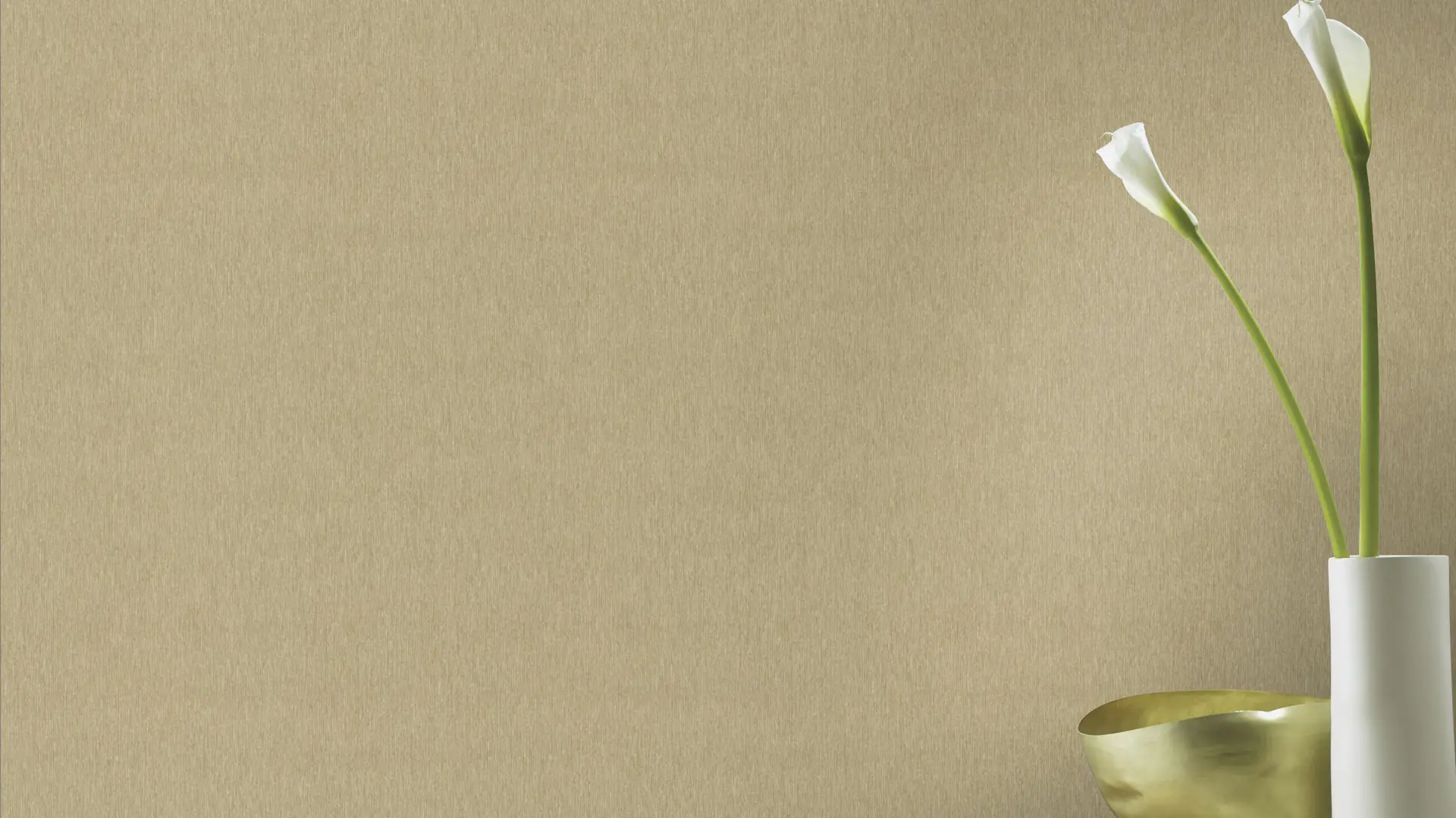 Rasch Vliestapete Uni Sky Lounge gold 10,05 x 0,53 m