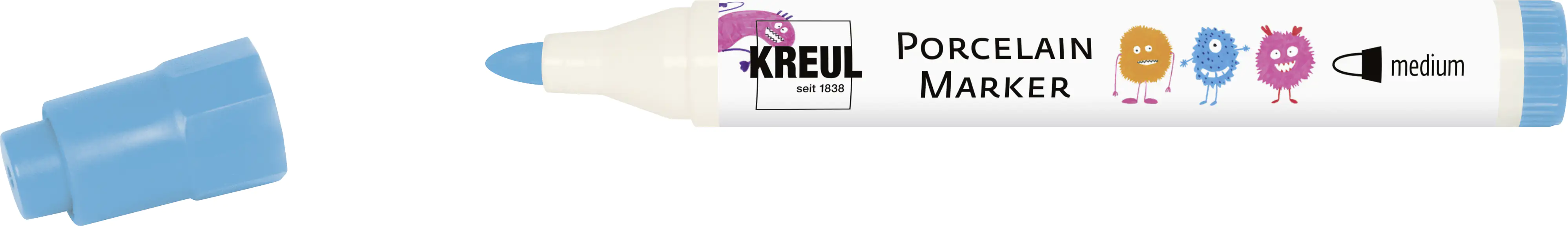 Kreul PorcelainPen easy hellblau 1 - 3 mm Kreul PorcelainPen easy hellblau 1 - 3 mm